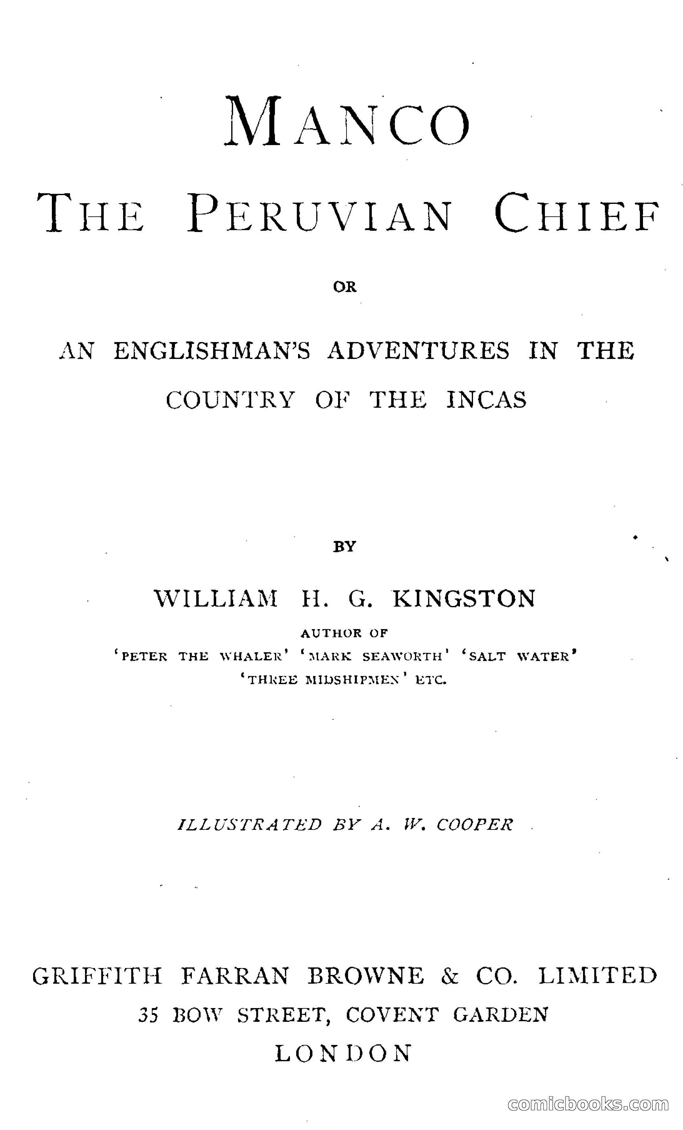 Manco; The Peruvian Chief — page 2 of 377
