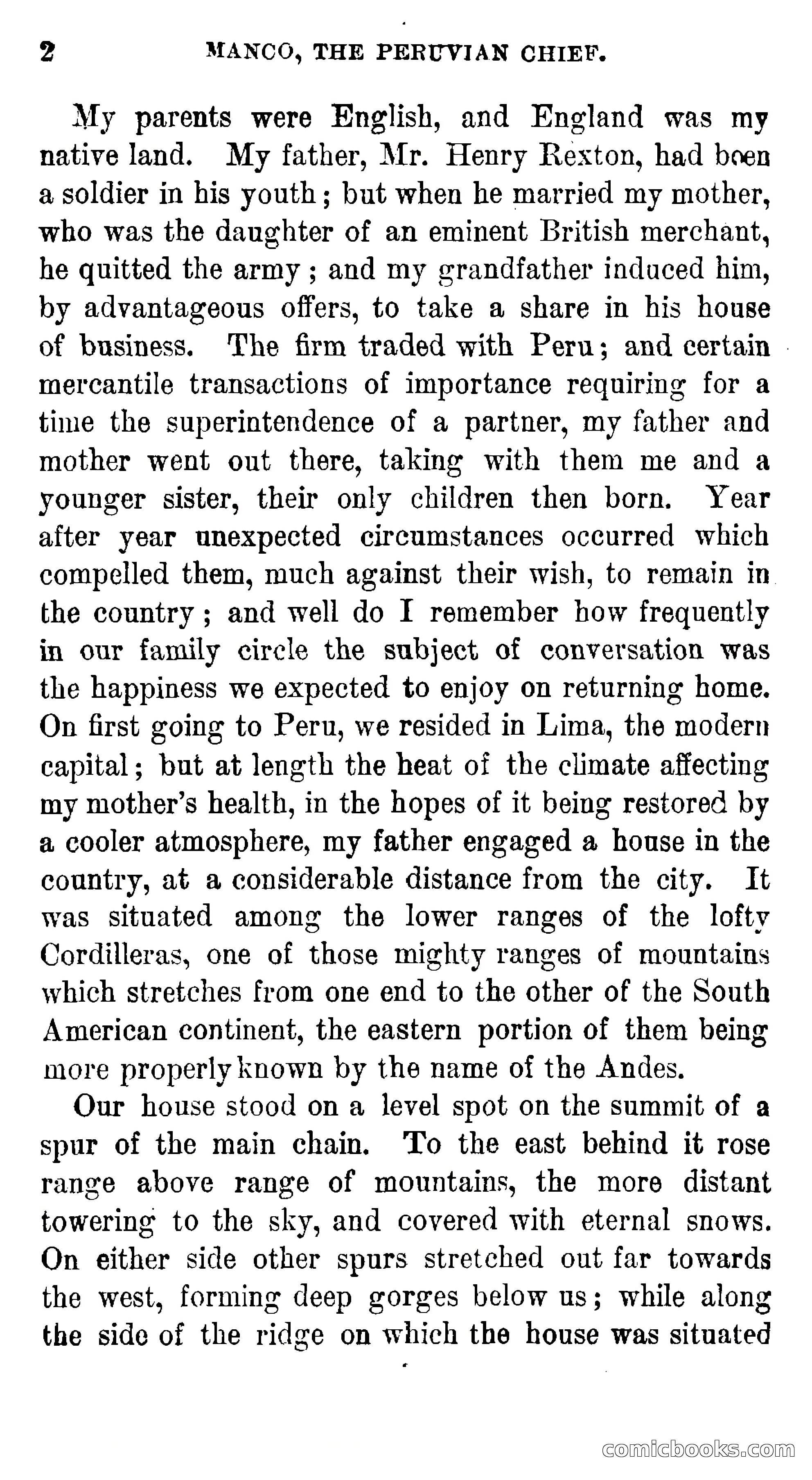 Manco; The Peruvian Chief — page 8 of 377