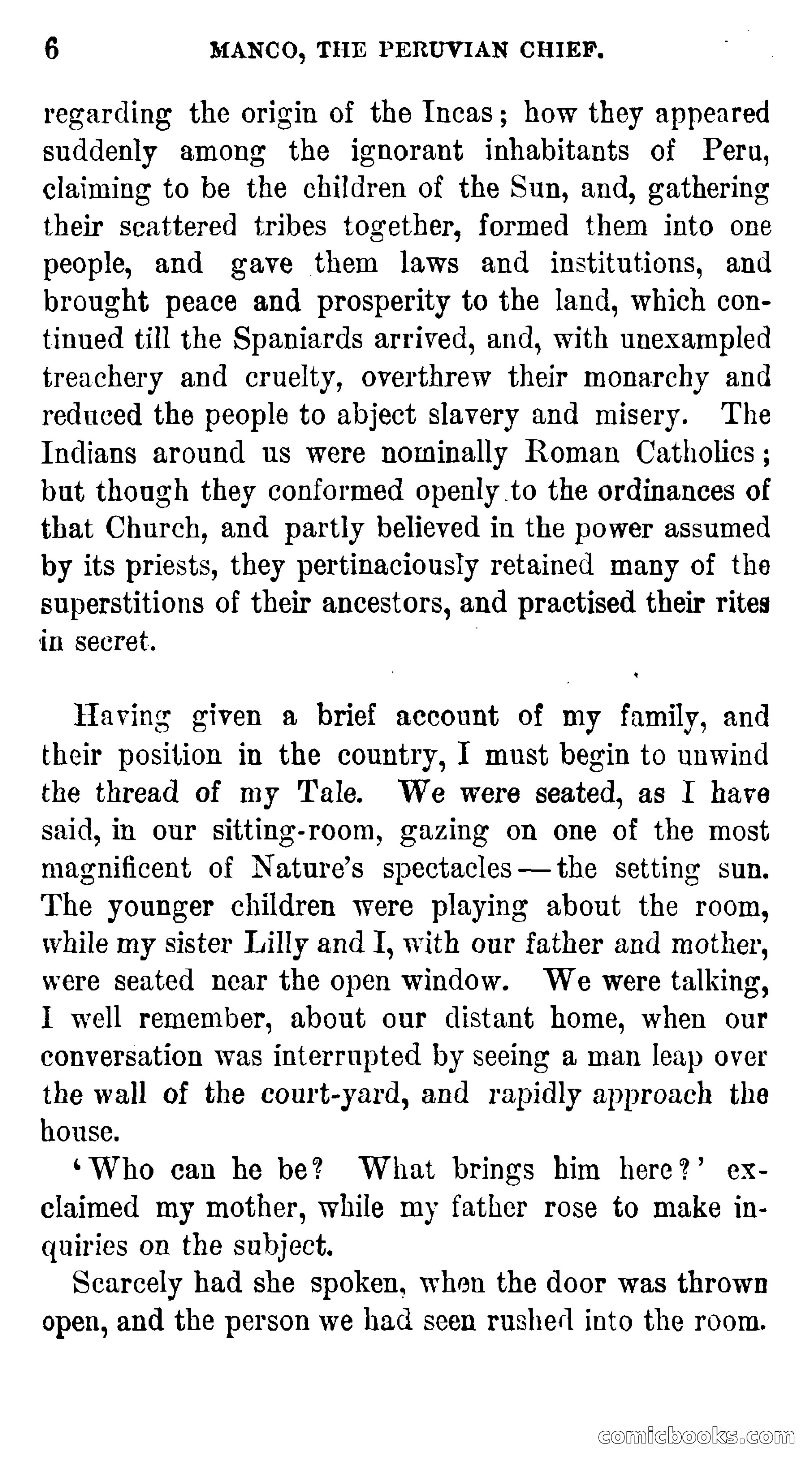 Manco; The Peruvian Chief — page 12 of 377