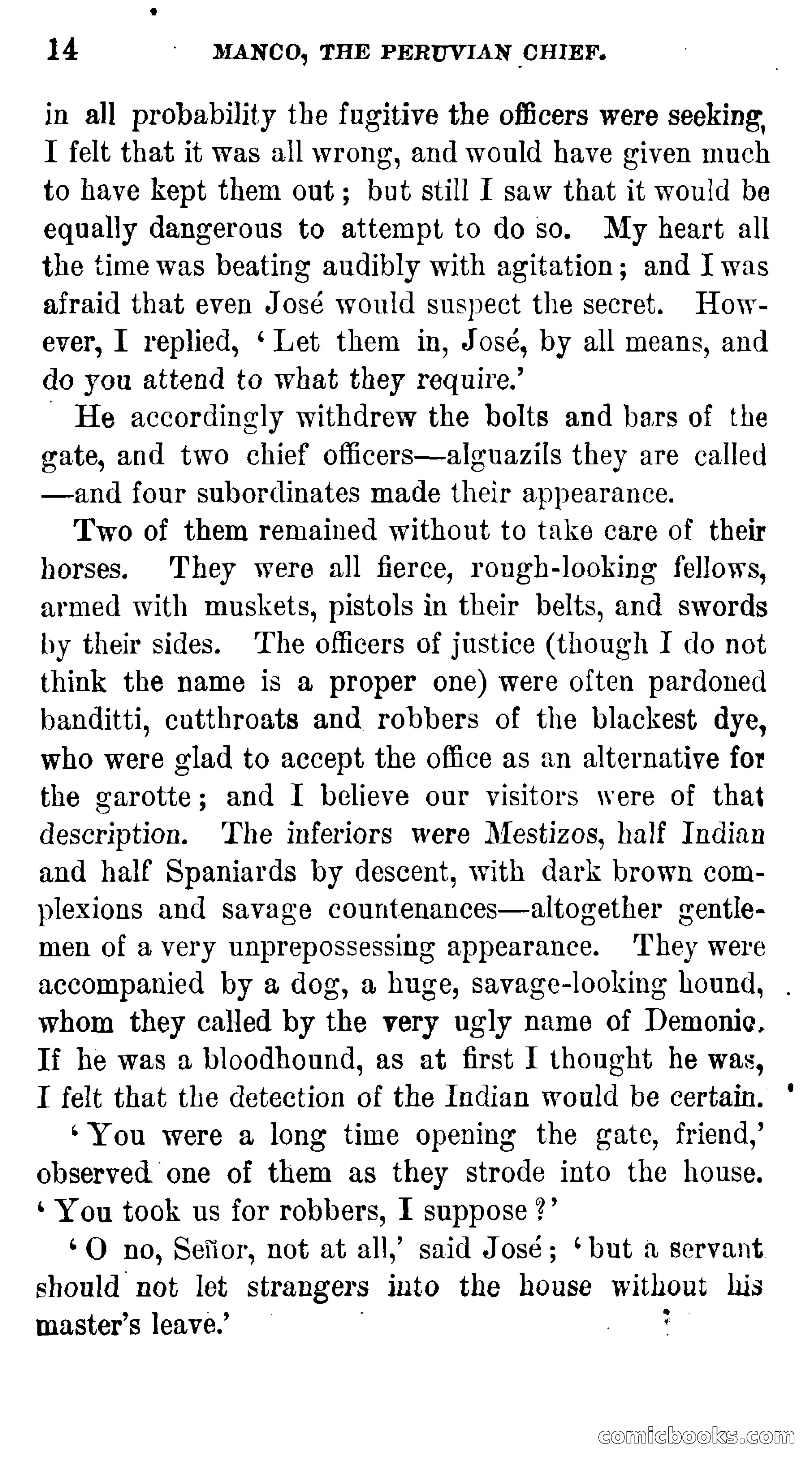 Manco; The Peruvian Chief — page 20 of 377