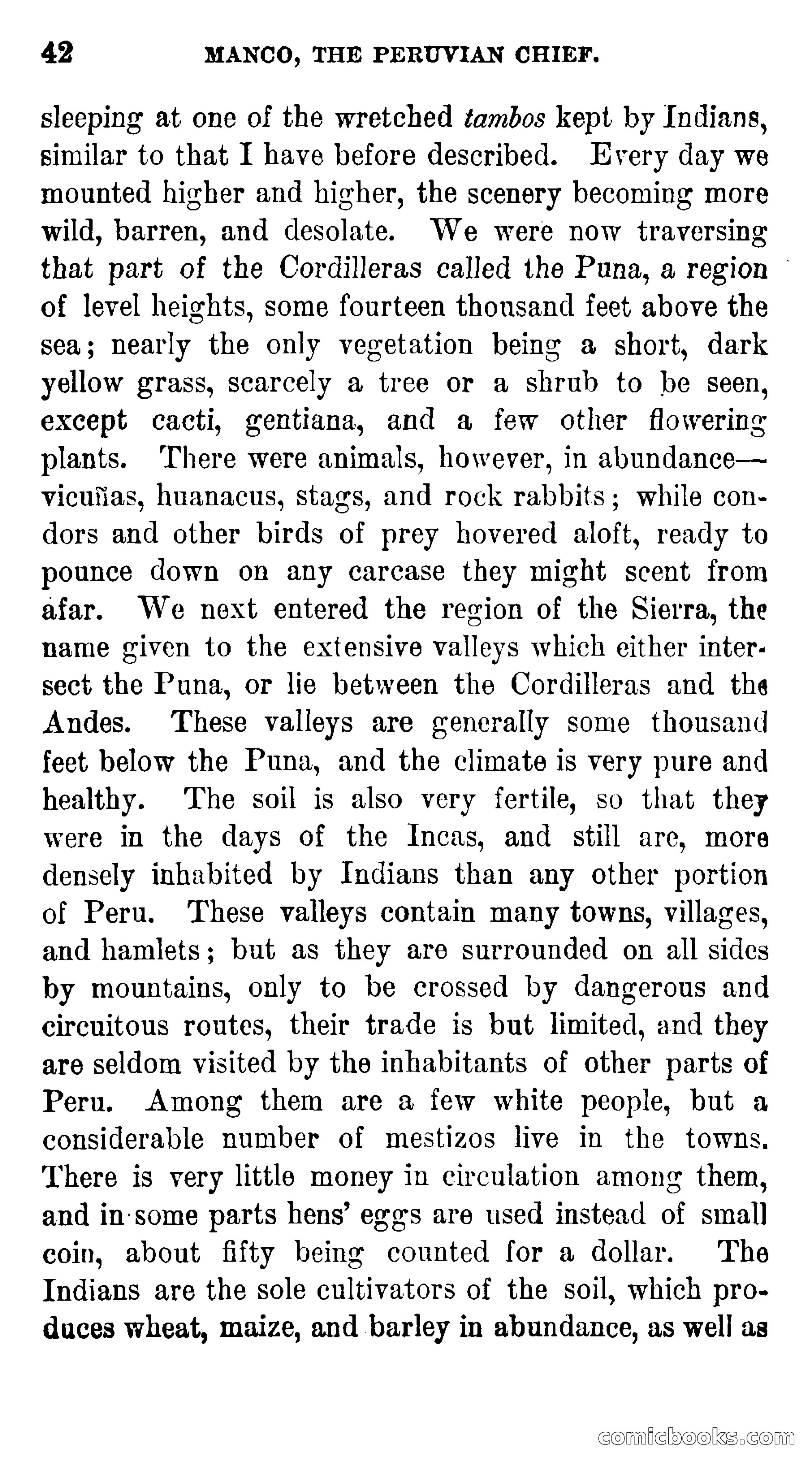 Manco; The Peruvian Chief — page 48 of 377
