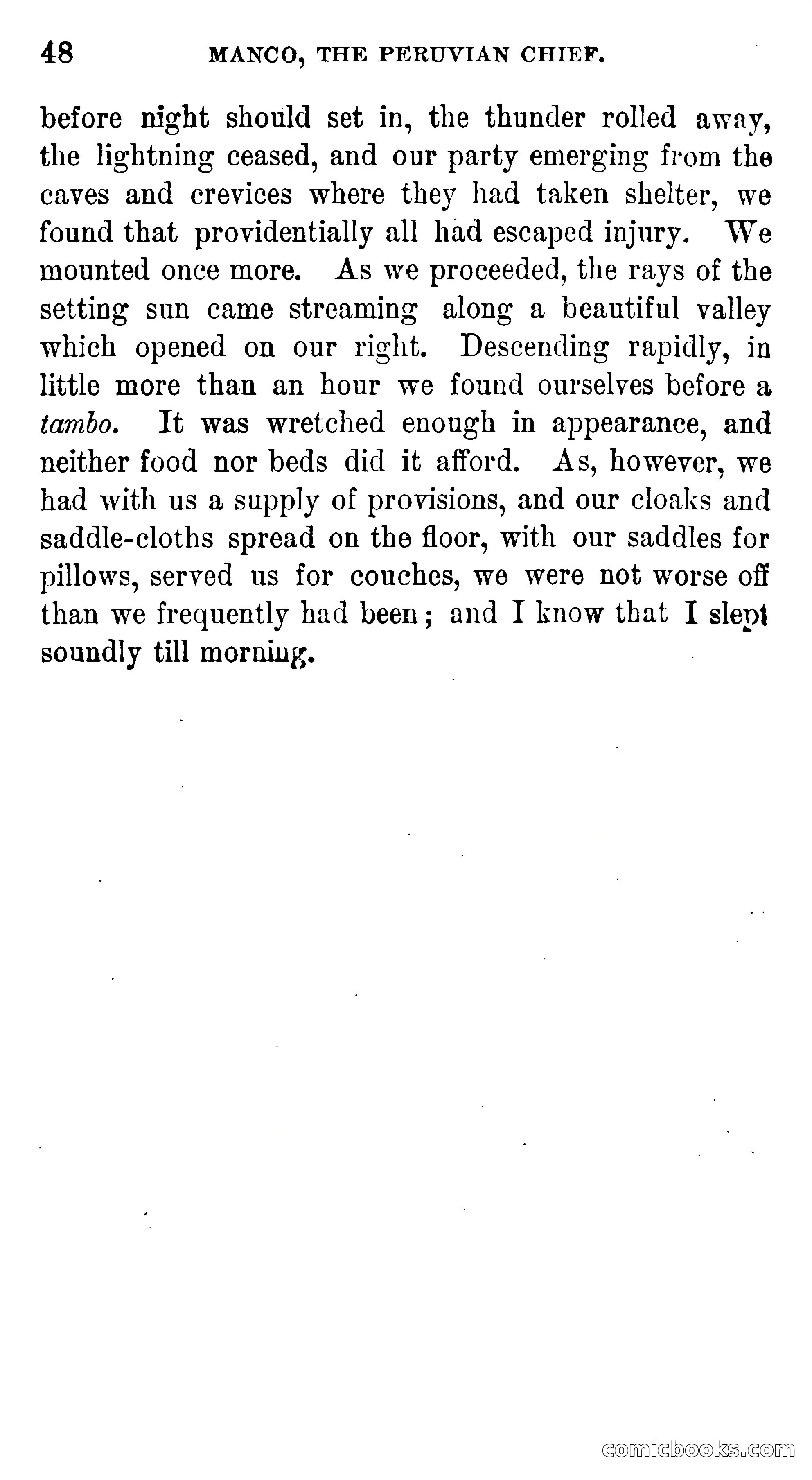 Manco; The Peruvian Chief — page 54 of 377