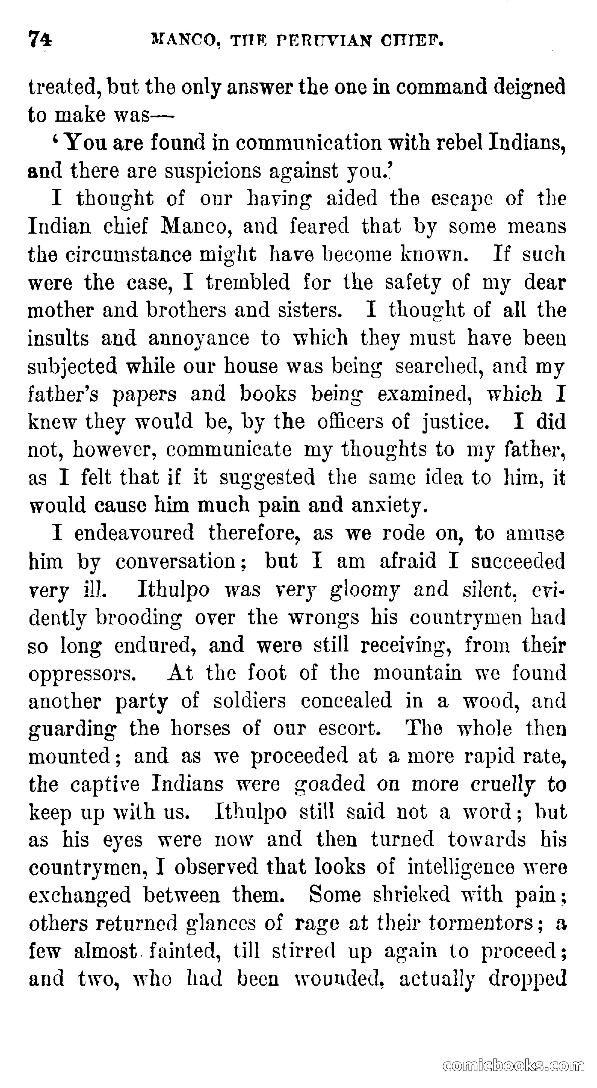 Manco; The Peruvian Chief — page 80 of 377