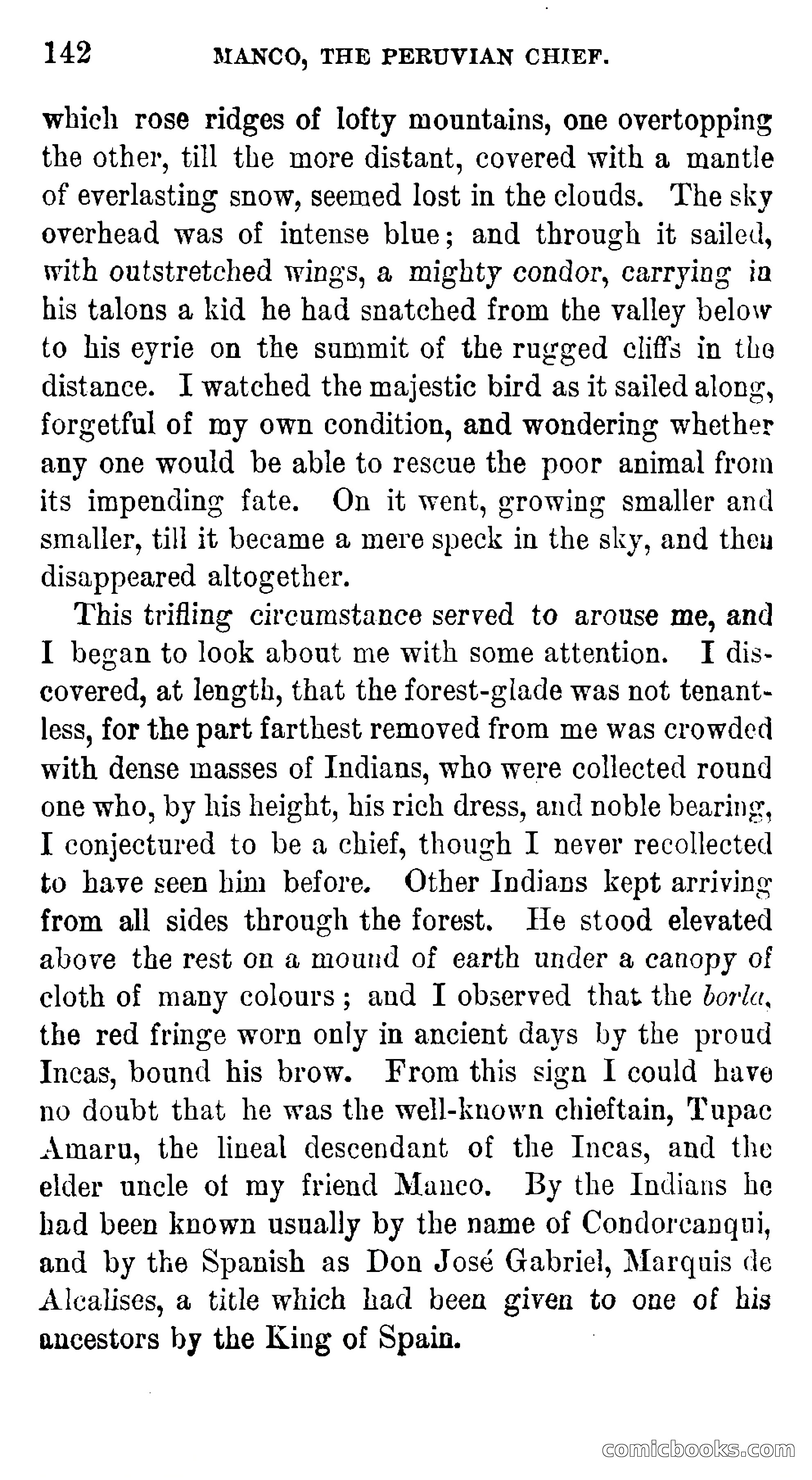 Manco; The Peruvian Chief — page 148 of 377