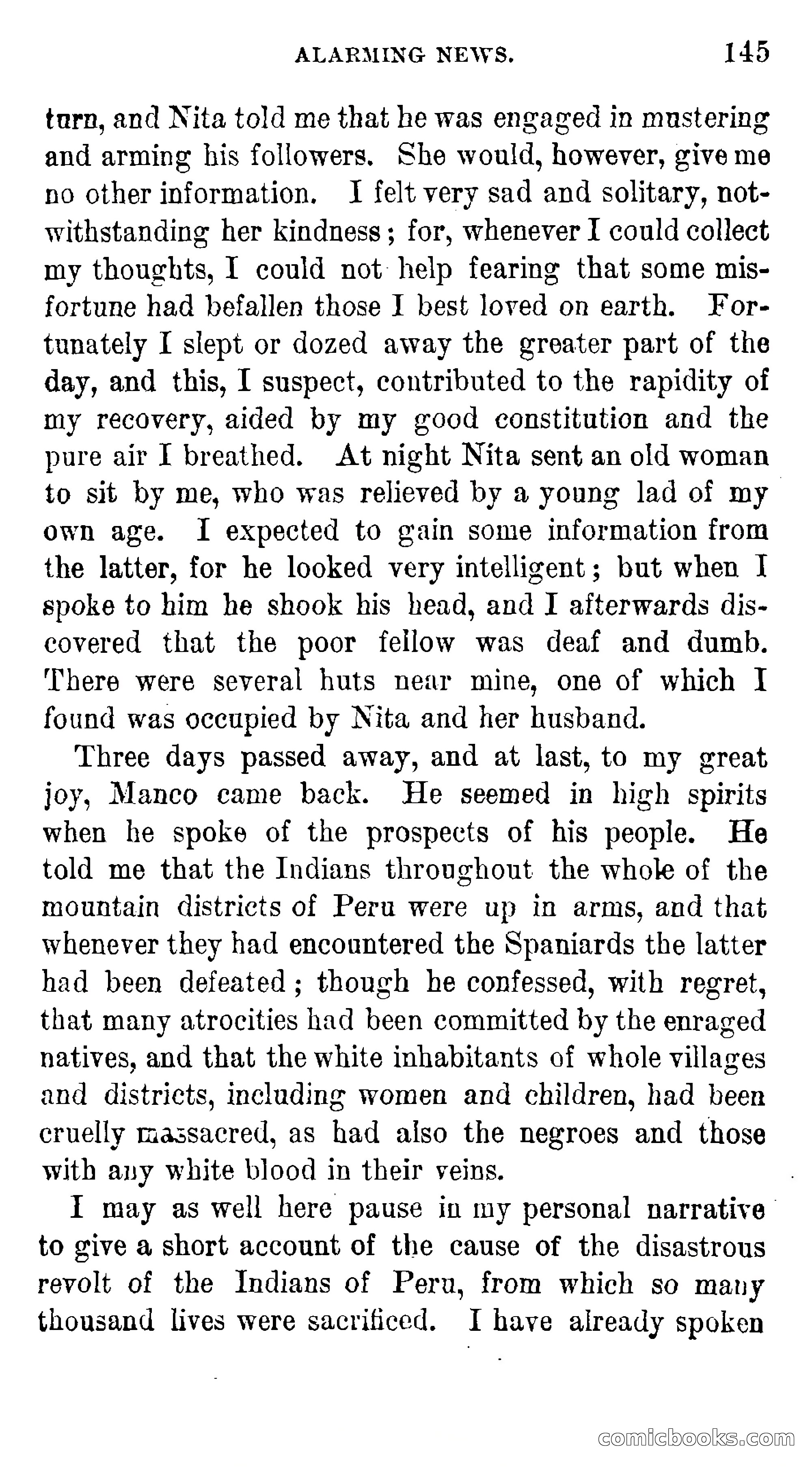 Manco; The Peruvian Chief — page 151 of 377