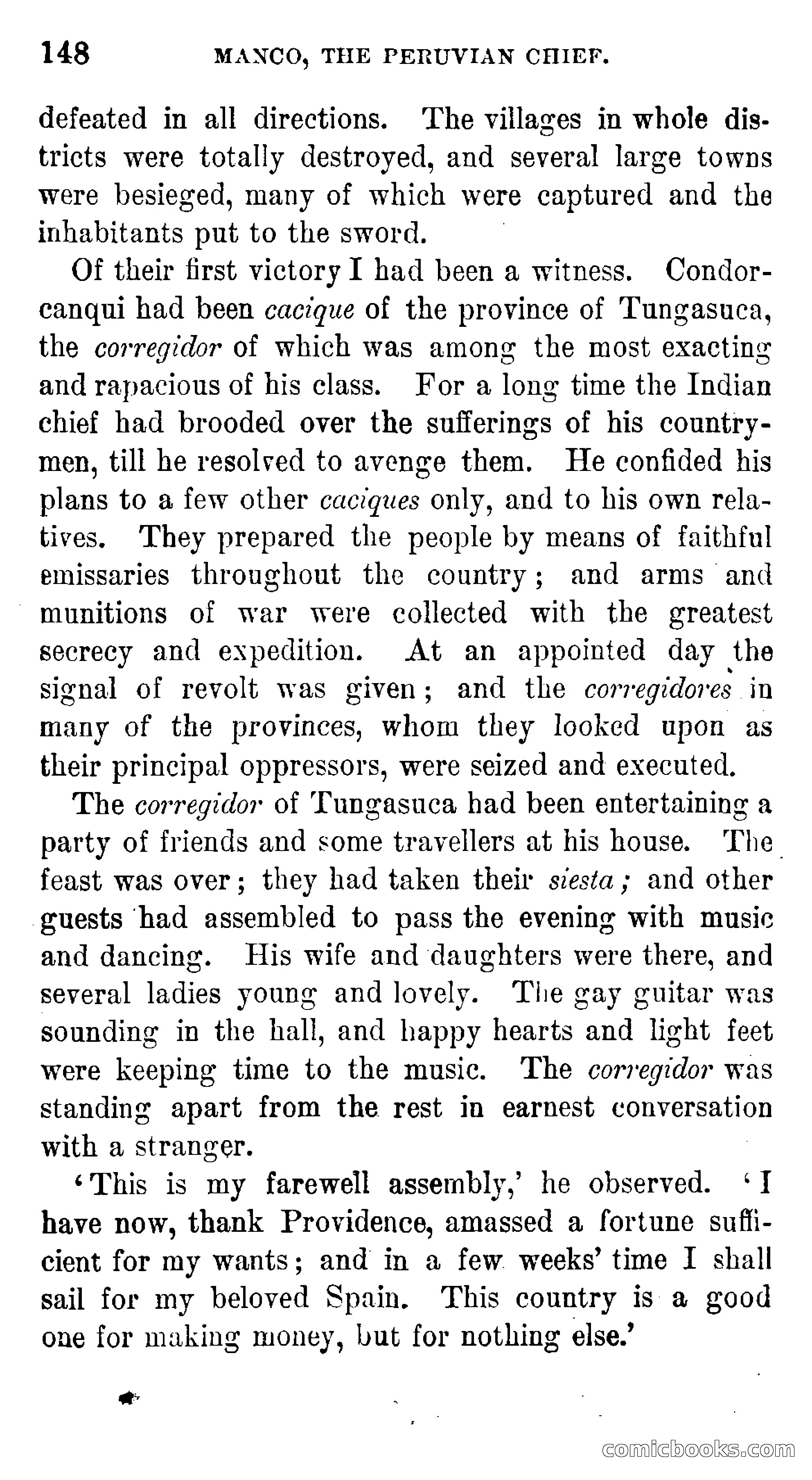 Manco; The Peruvian Chief — page 154 of 377