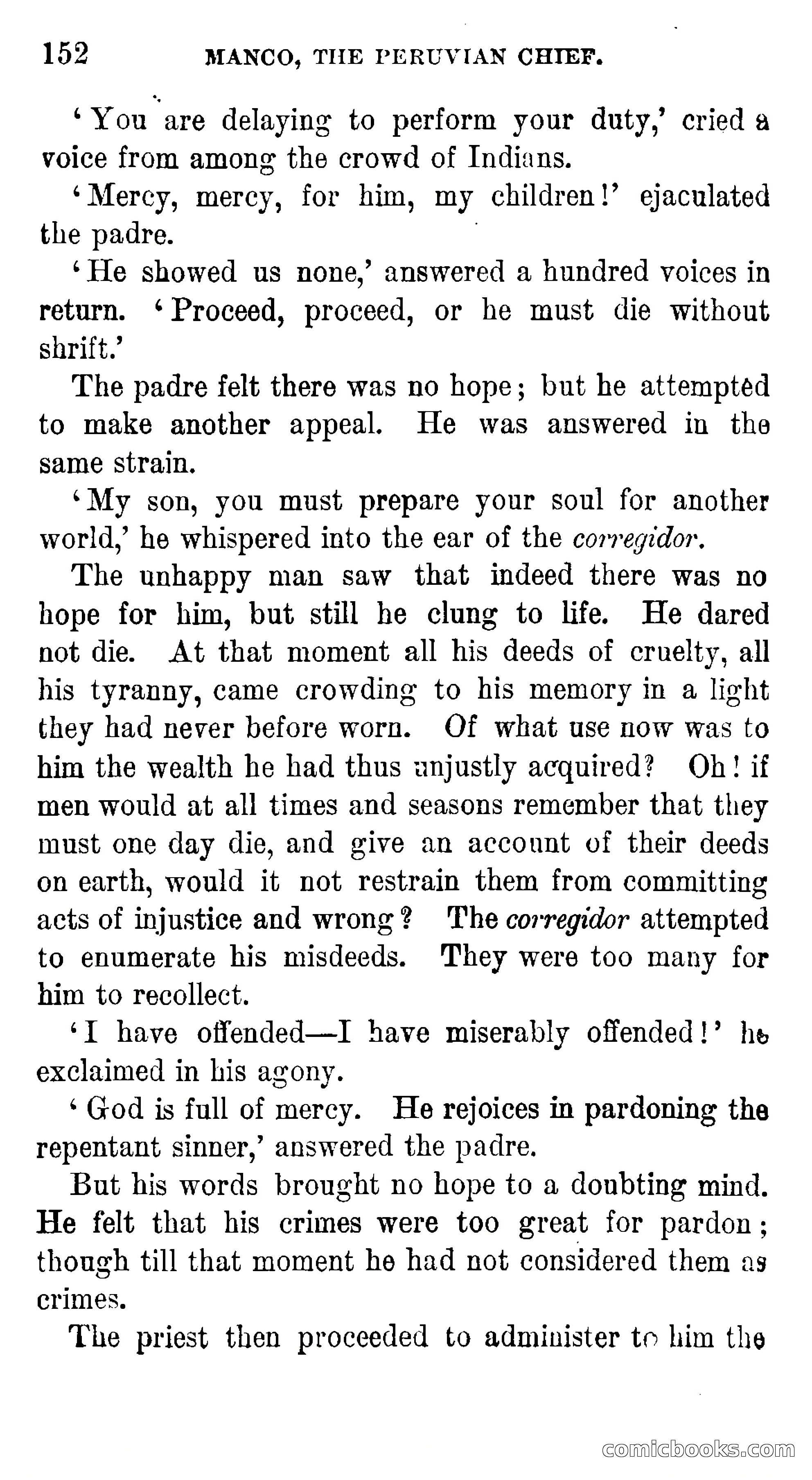 Manco; The Peruvian Chief — page 158 of 377