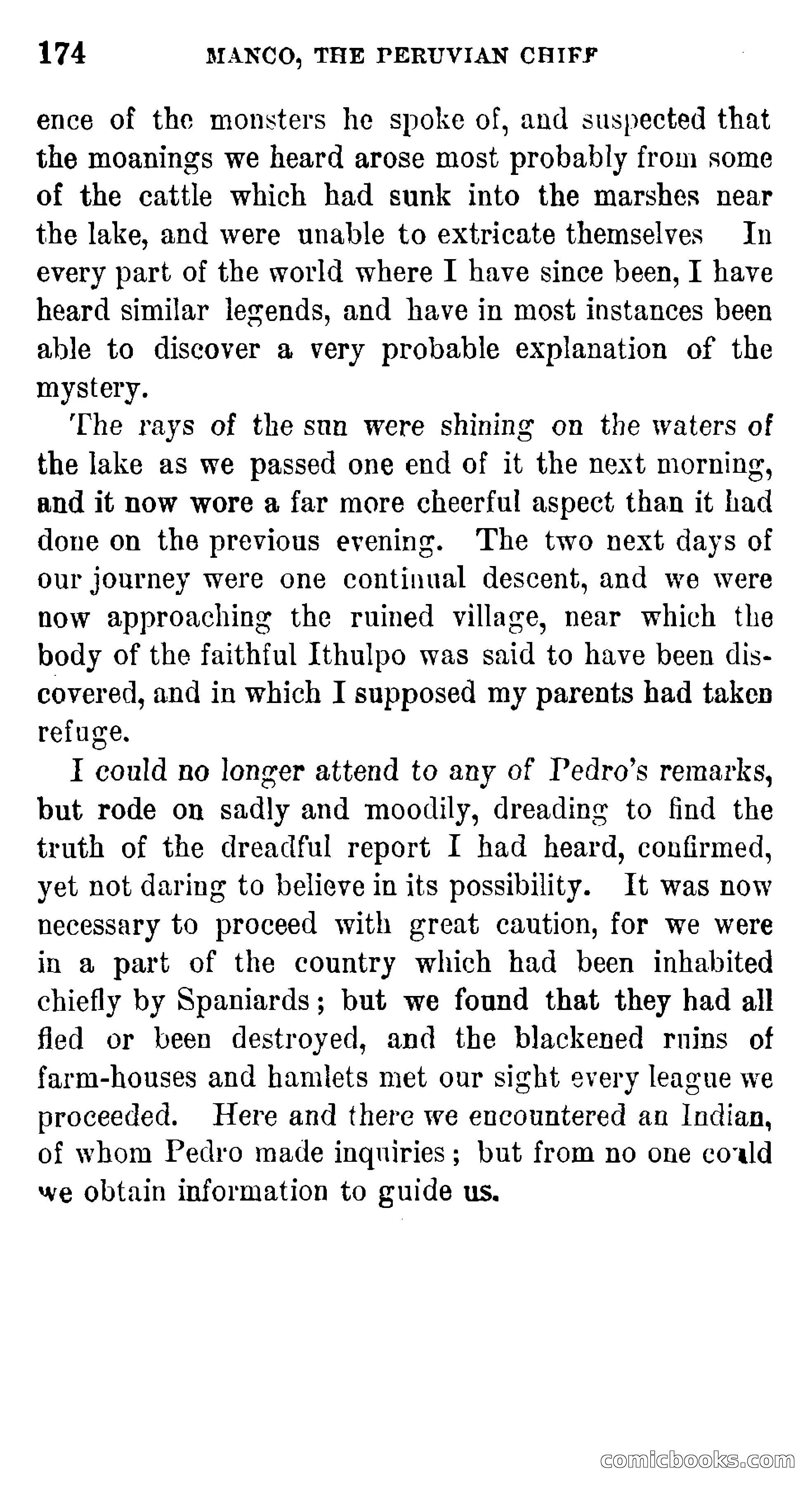 Manco; The Peruvian Chief — page 180 of 377