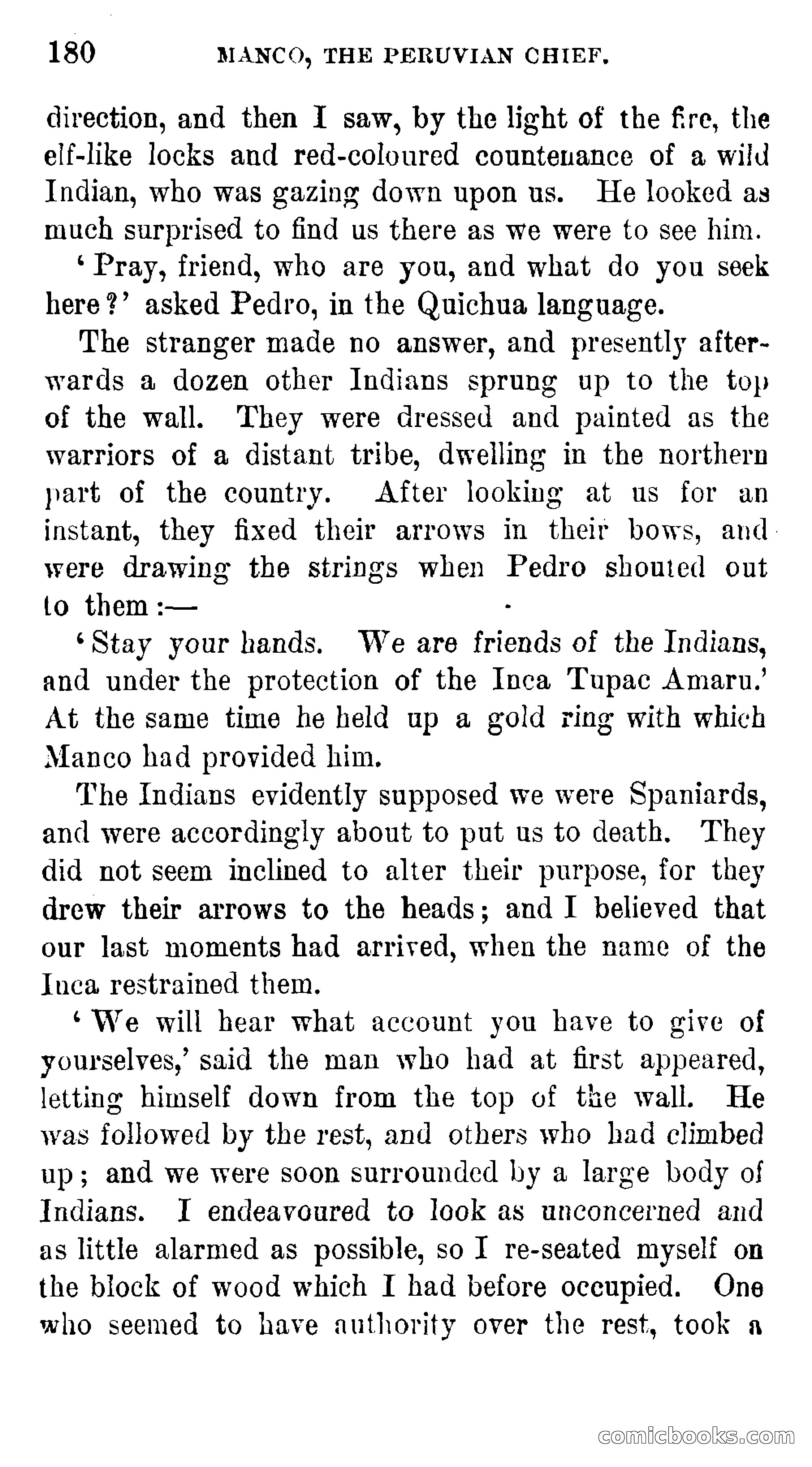Manco; The Peruvian Chief — page 186 of 377