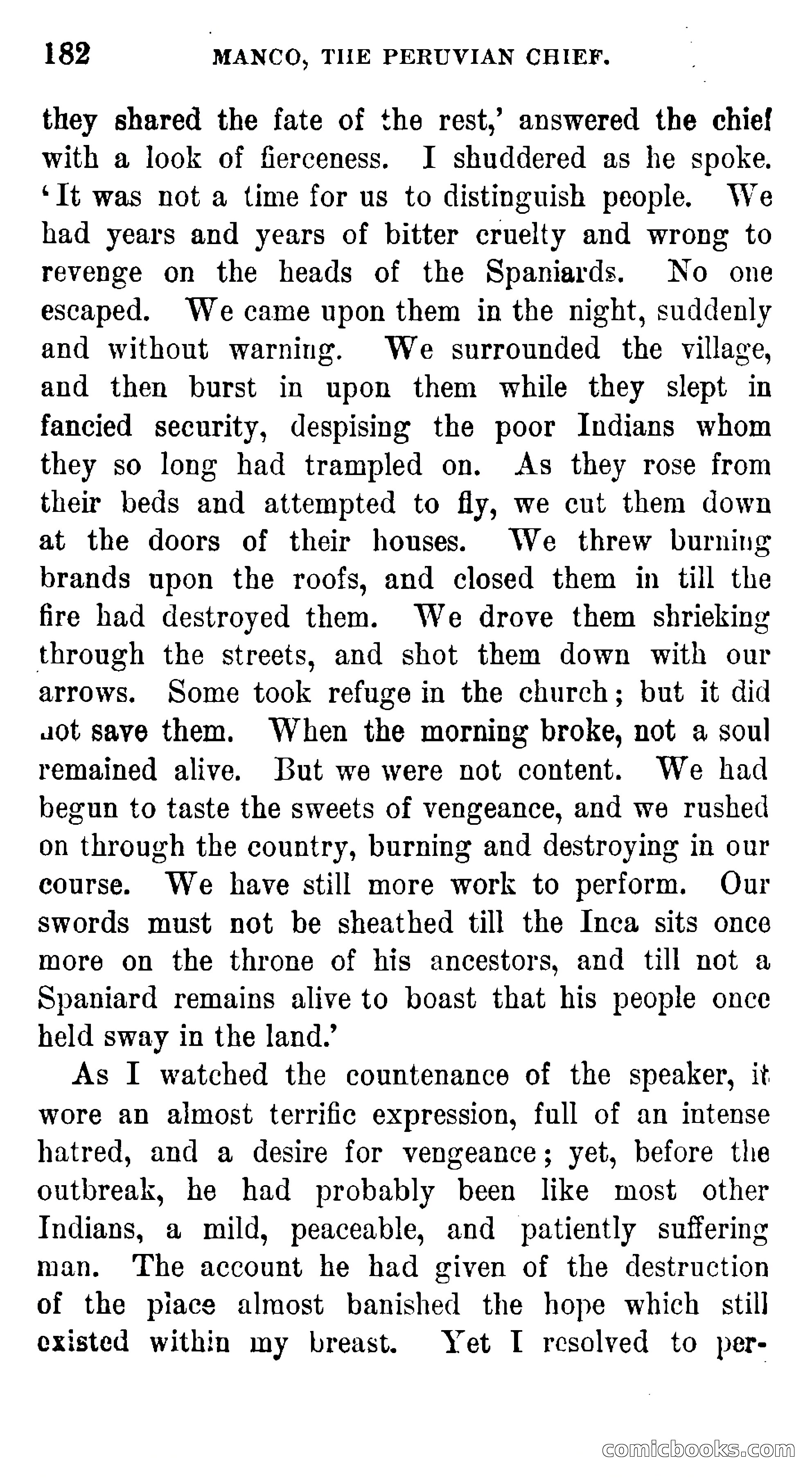 Manco; The Peruvian Chief — page 188 of 377