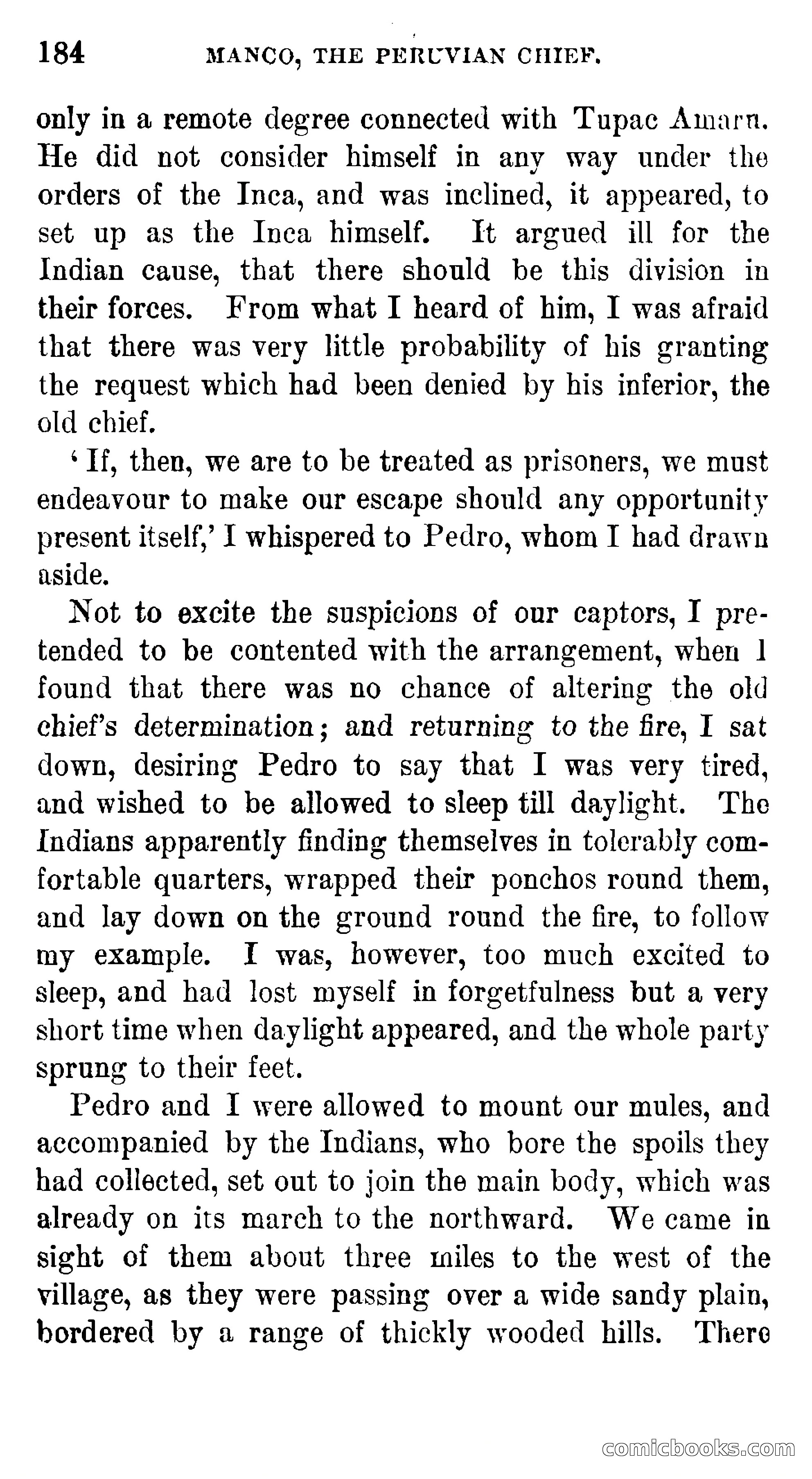 Manco; The Peruvian Chief — page 190 of 377