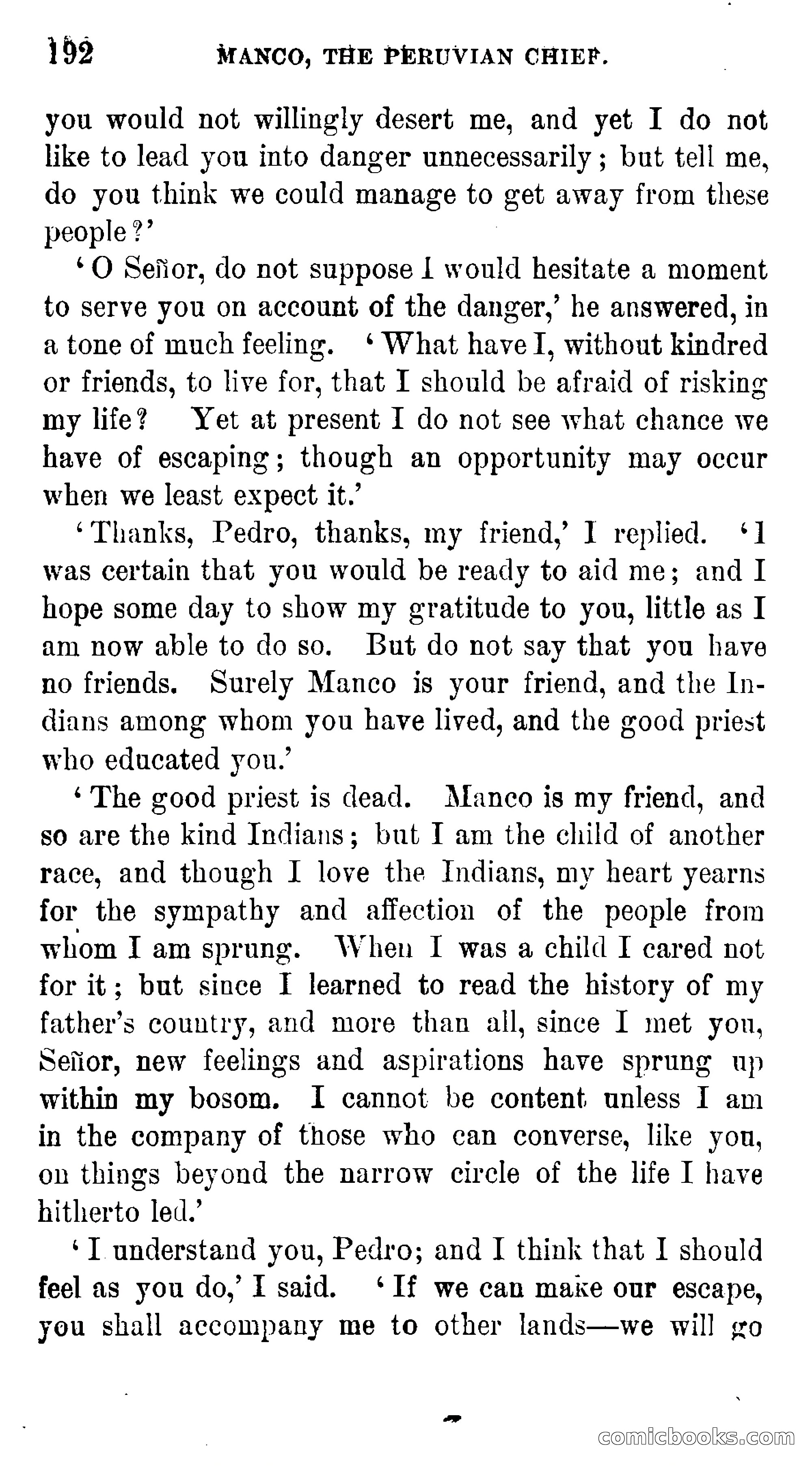 Manco; The Peruvian Chief — page 198 of 377
