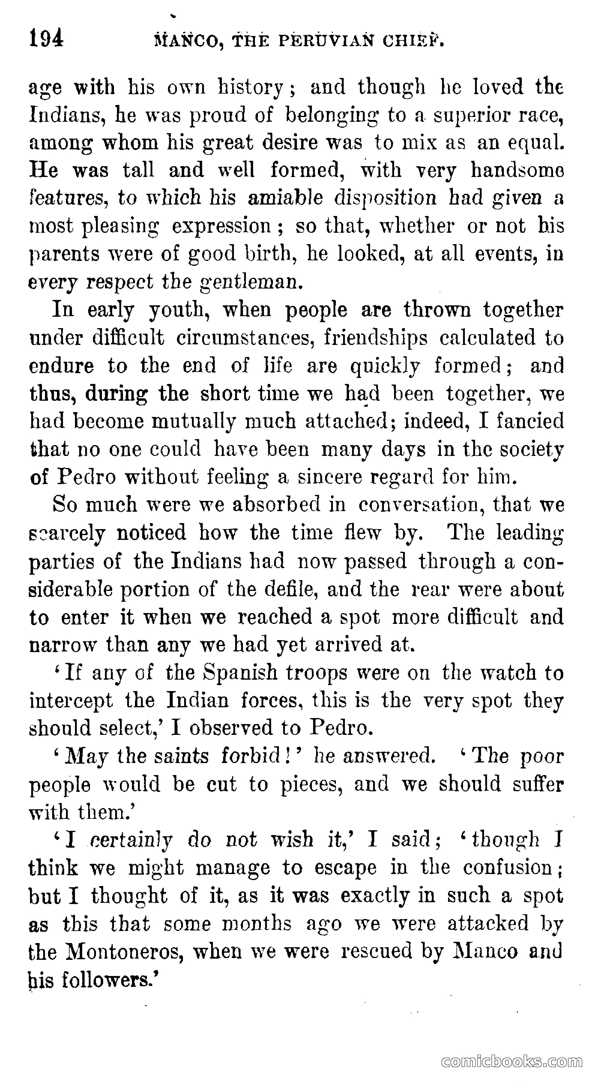 Manco; The Peruvian Chief — page 200 of 377
