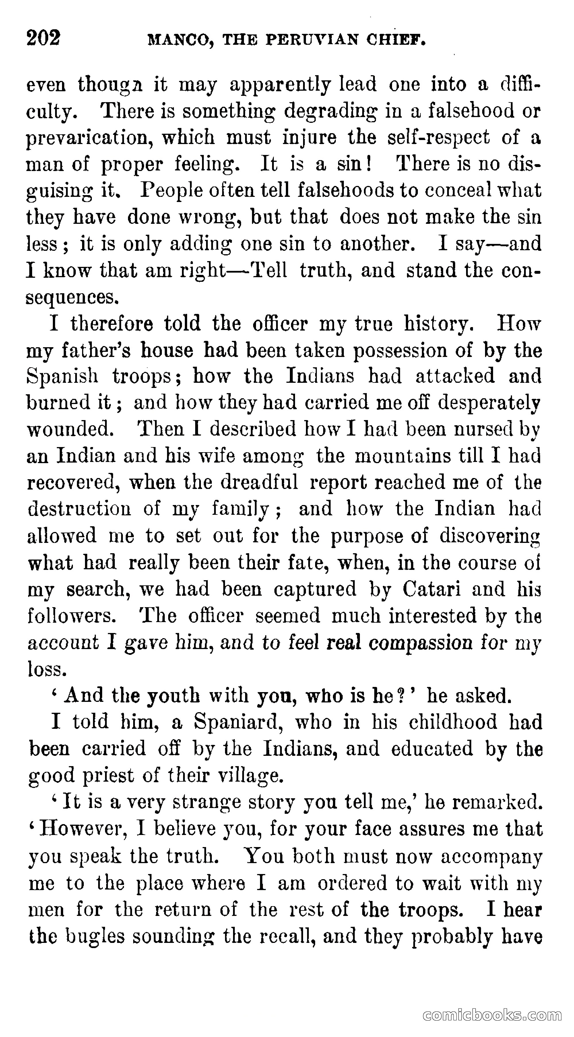 Manco; The Peruvian Chief — page 208 of 377