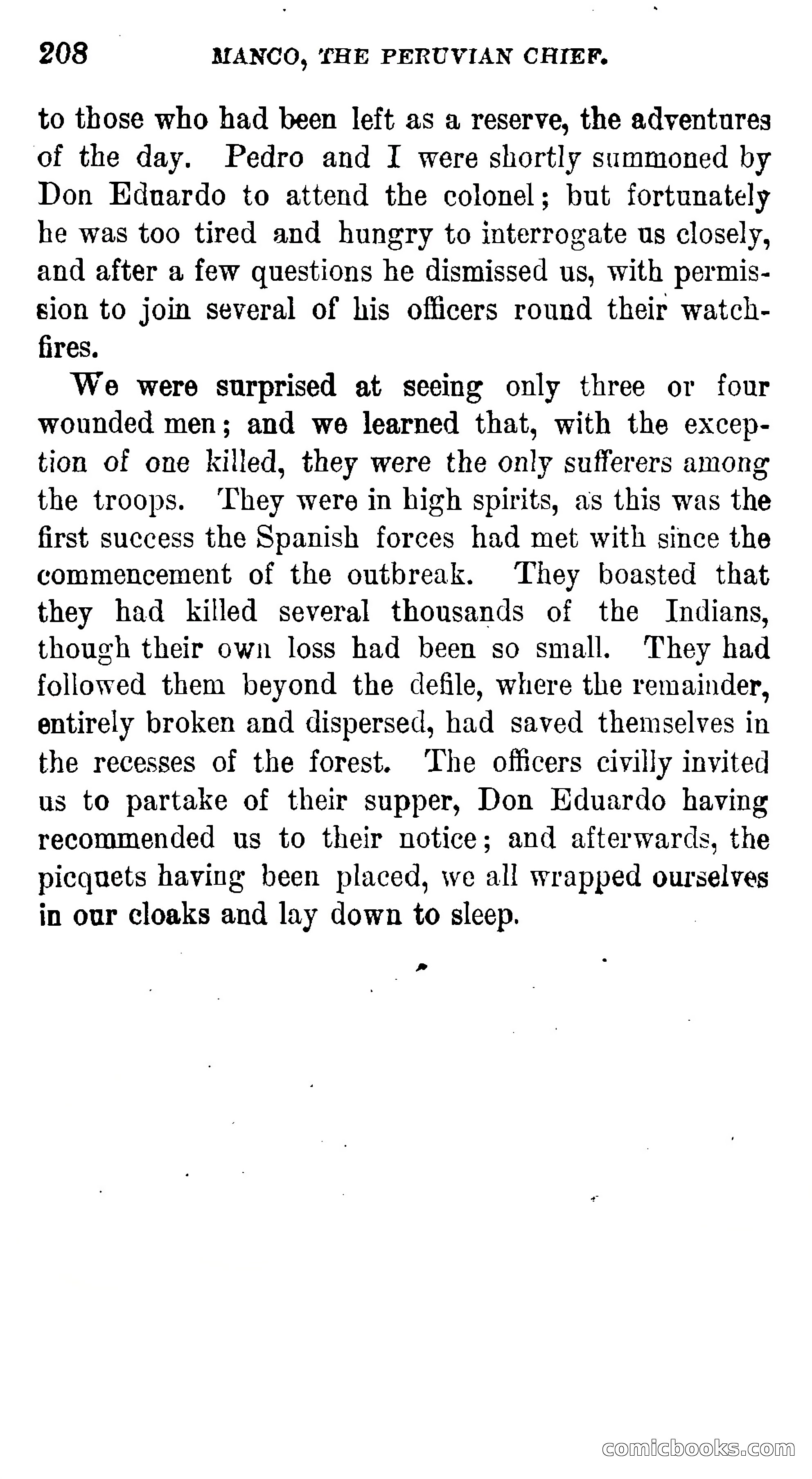 Manco; The Peruvian Chief — page 214 of 377
