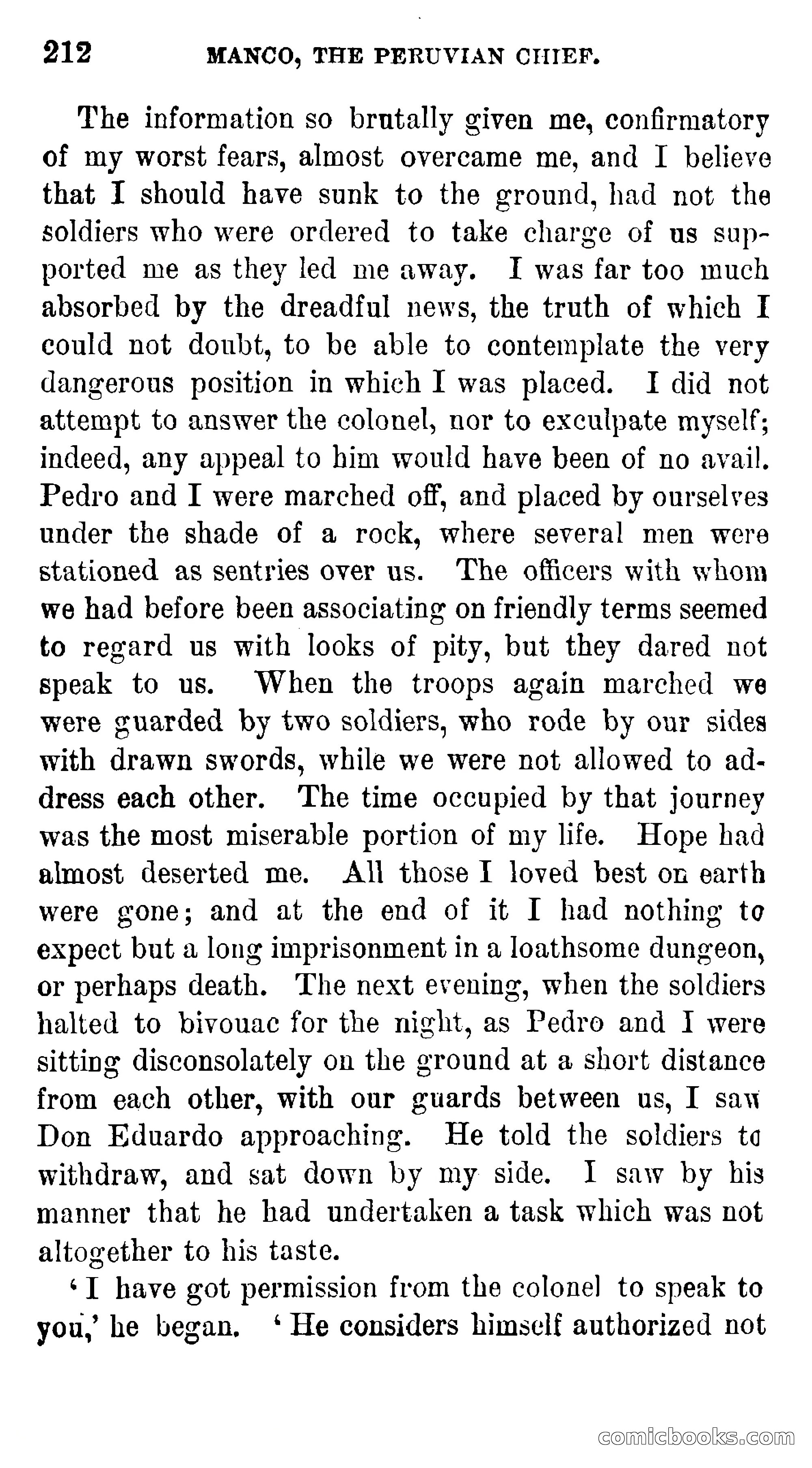 Manco; The Peruvian Chief — page 218 of 377