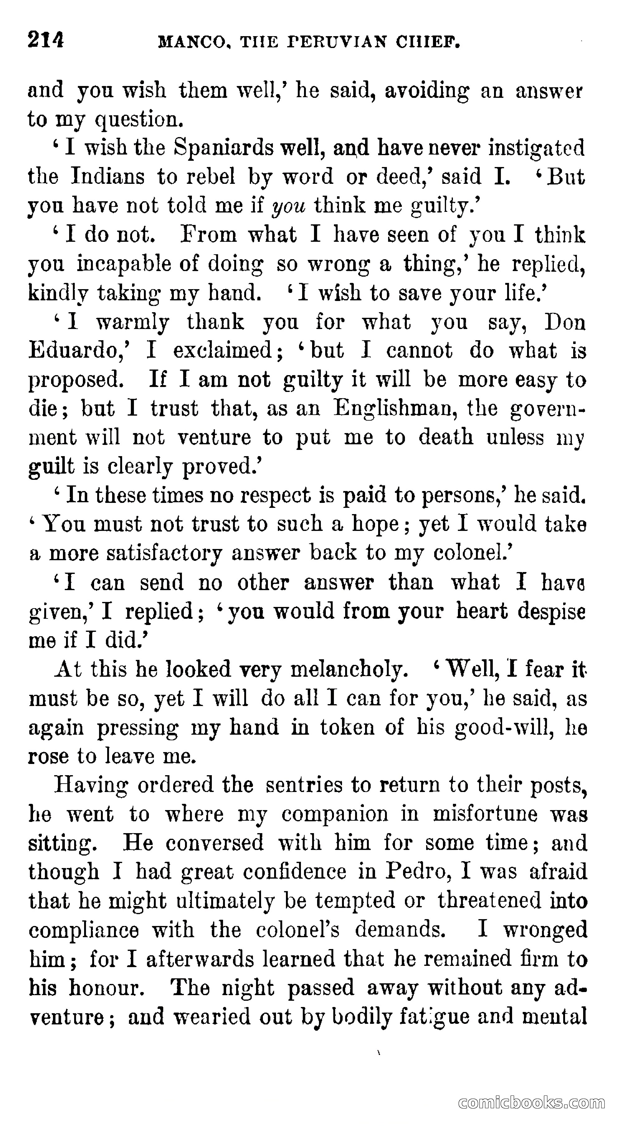 Manco; The Peruvian Chief — page 220 of 377