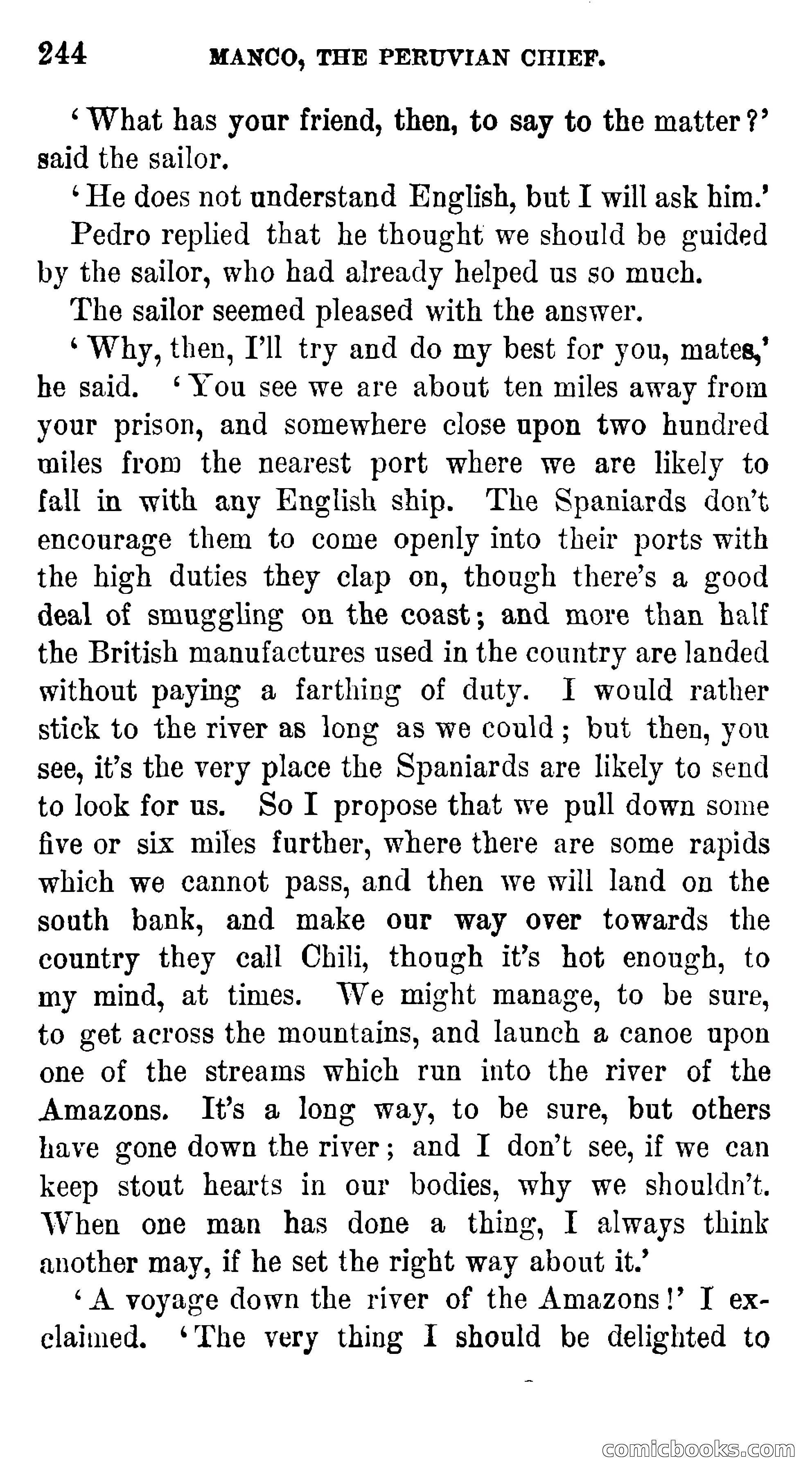 Manco; The Peruvian Chief — page 250 of 377