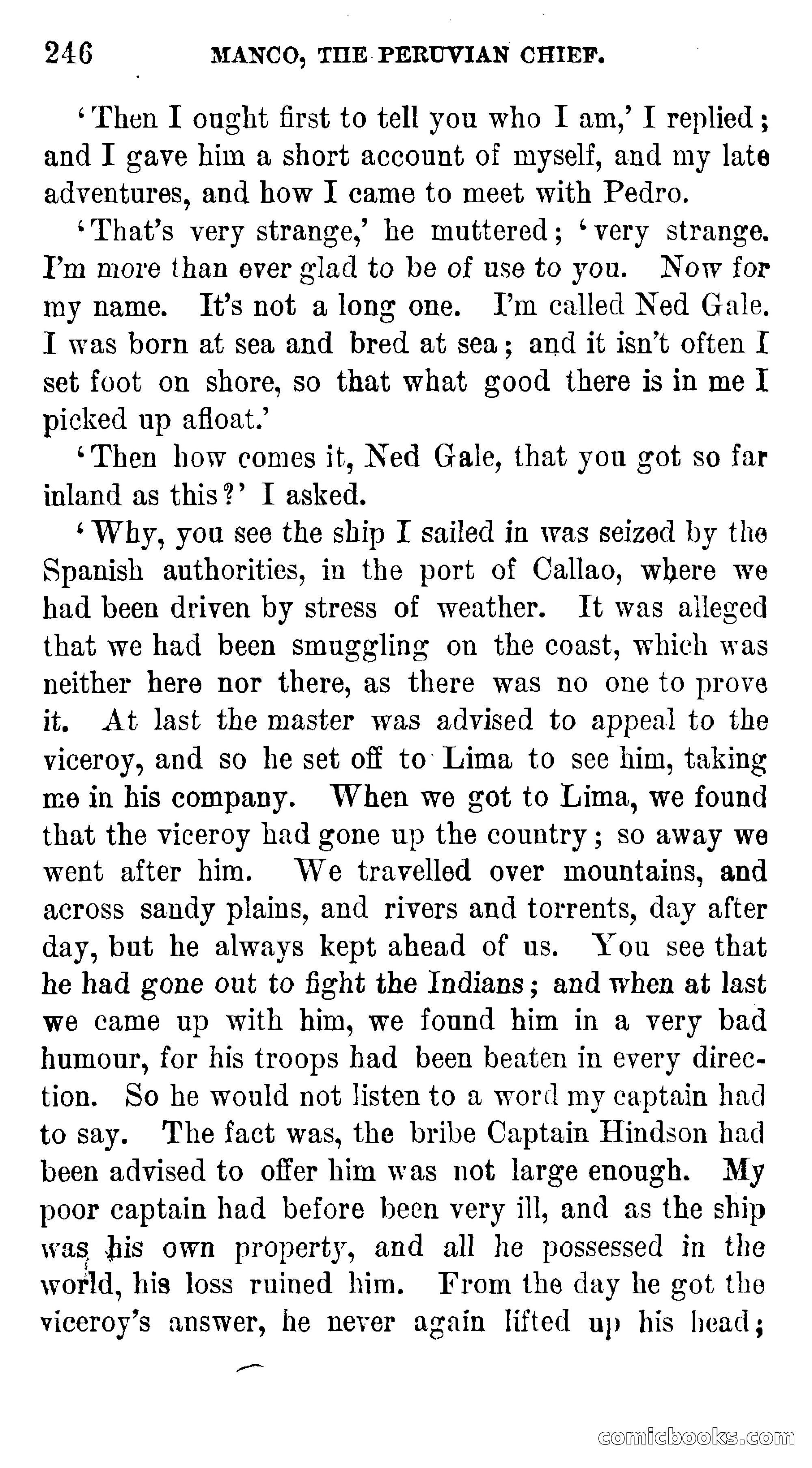 Manco; The Peruvian Chief — page 252 of 377