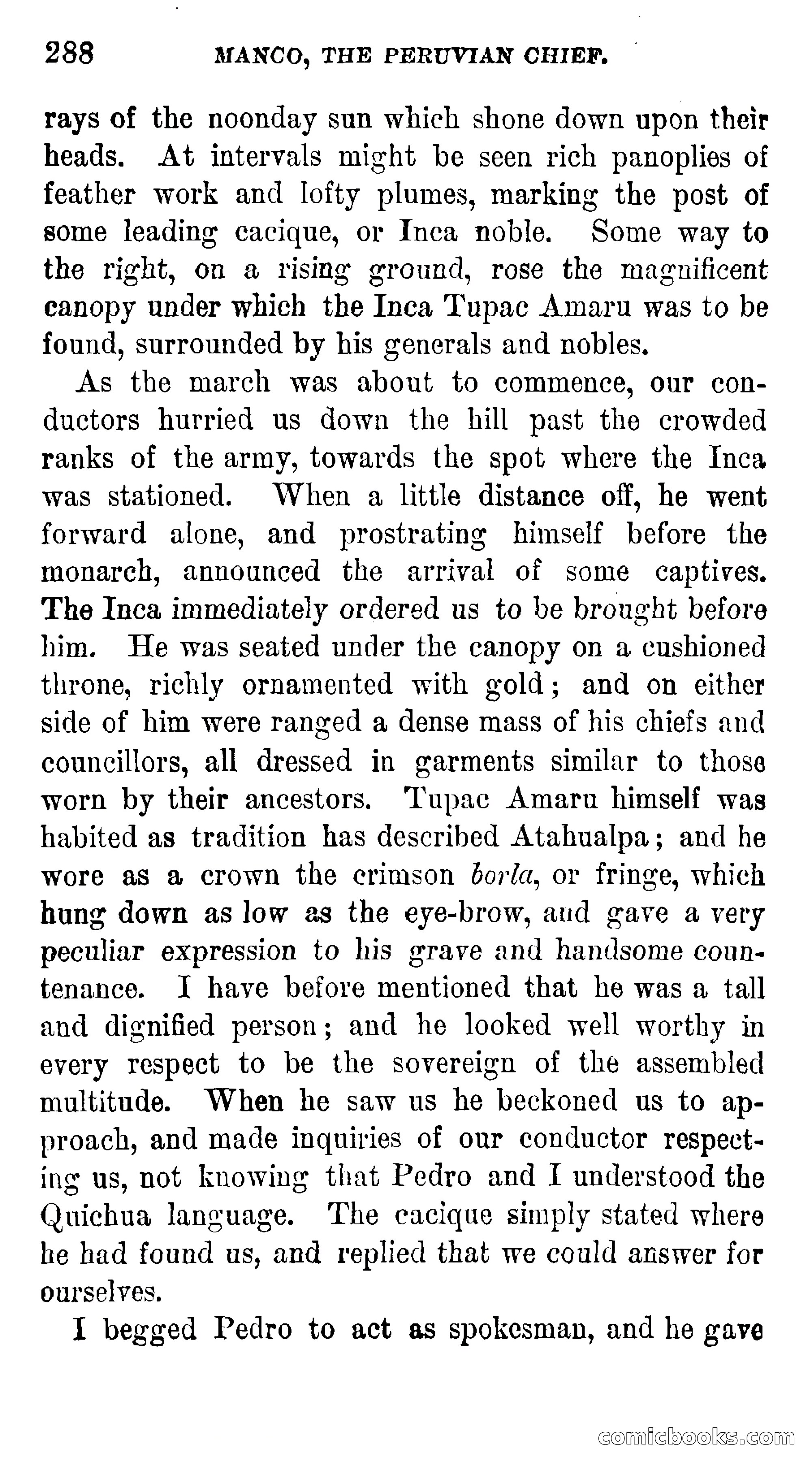 Manco; The Peruvian Chief — page 294 of 377