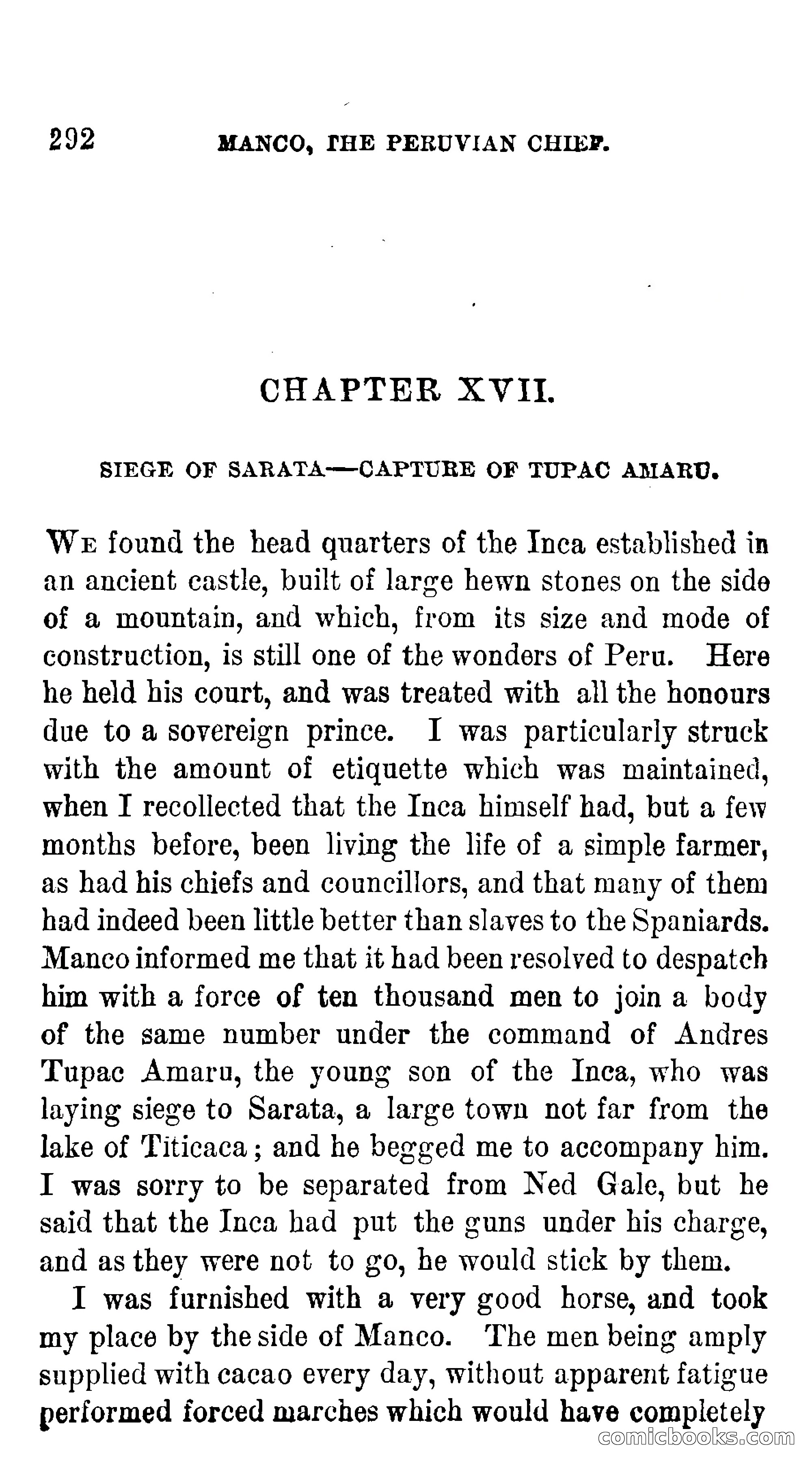 Manco; The Peruvian Chief — page 298 of 377