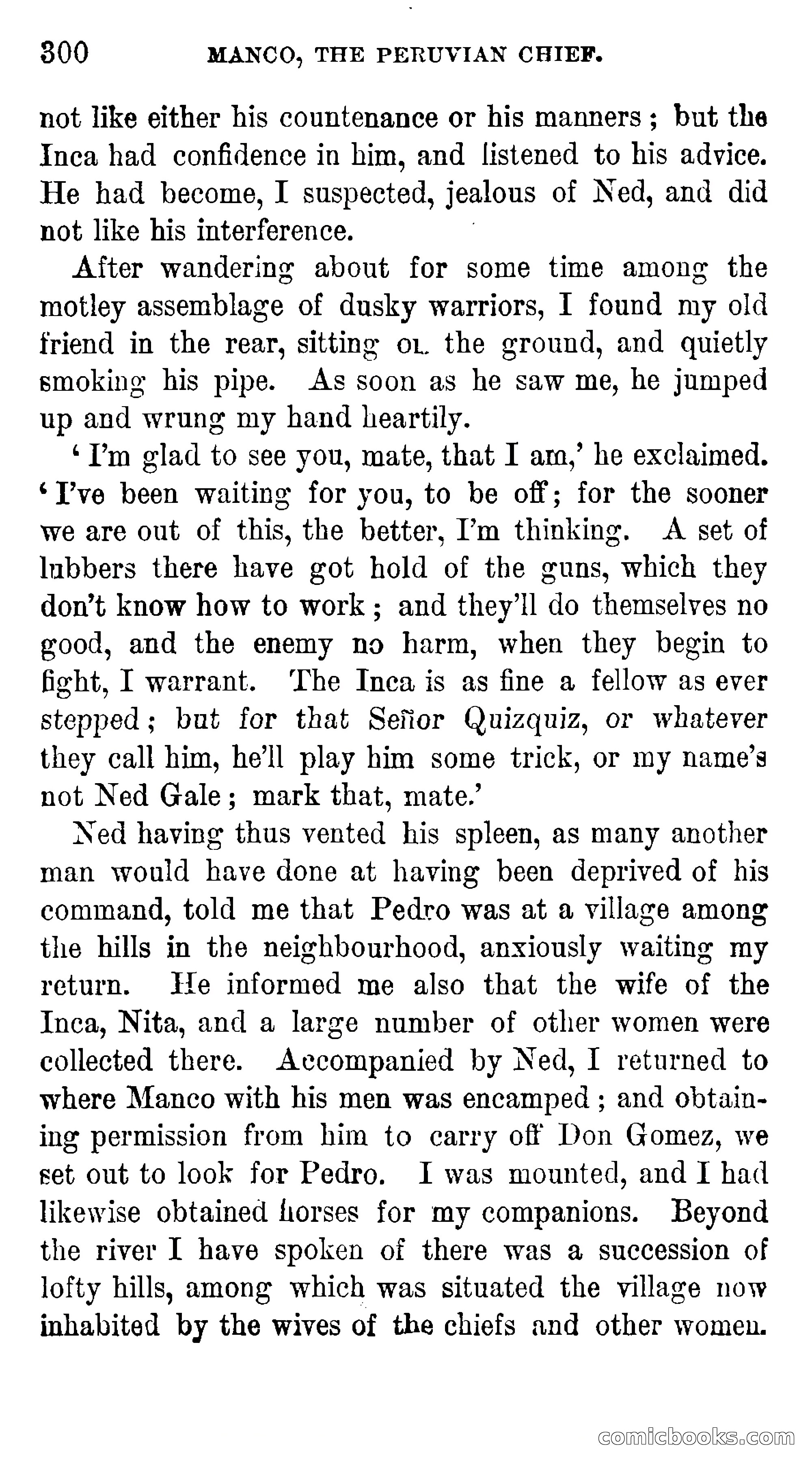 Manco; The Peruvian Chief — page 306 of 377