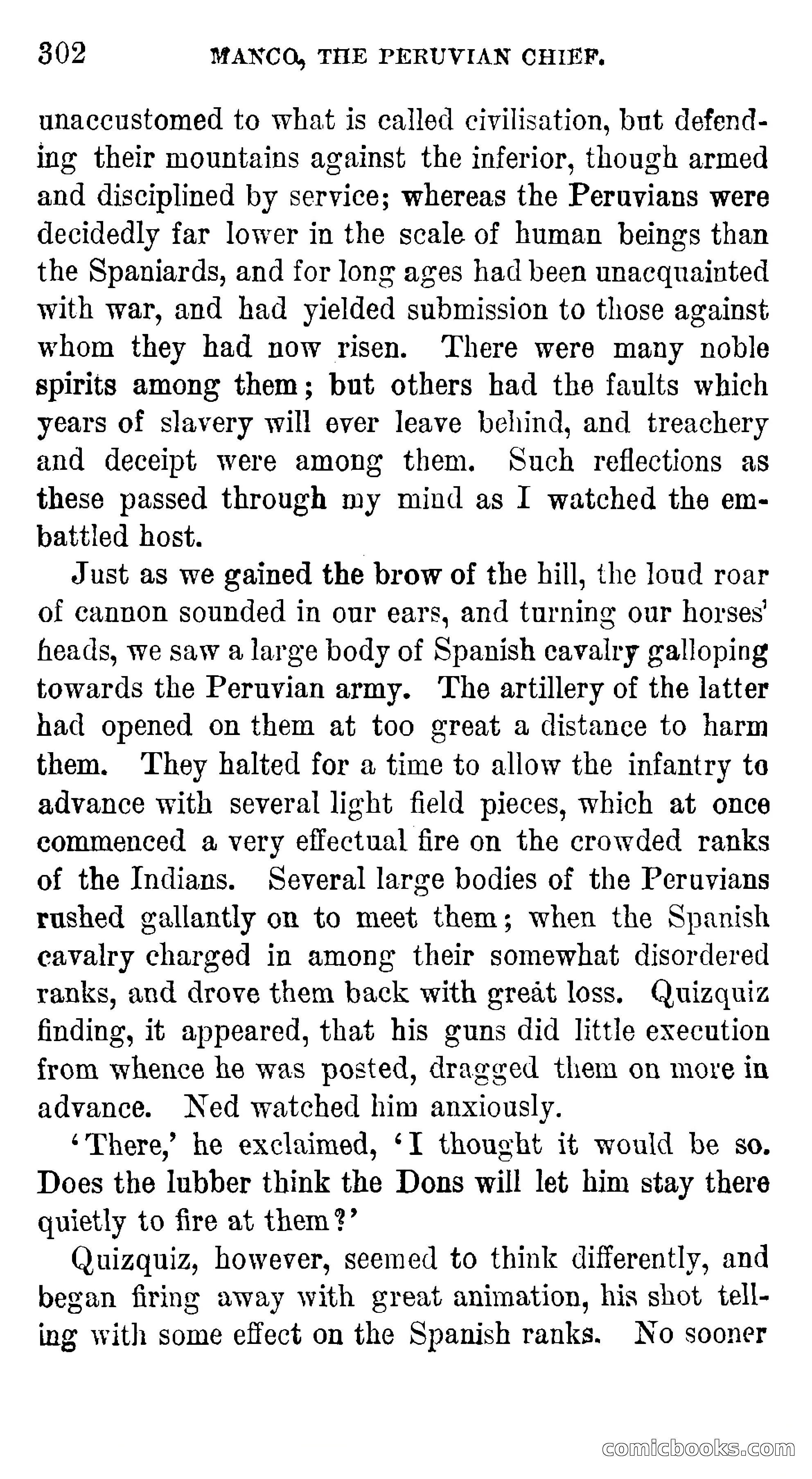 Manco; The Peruvian Chief — page 308 of 377