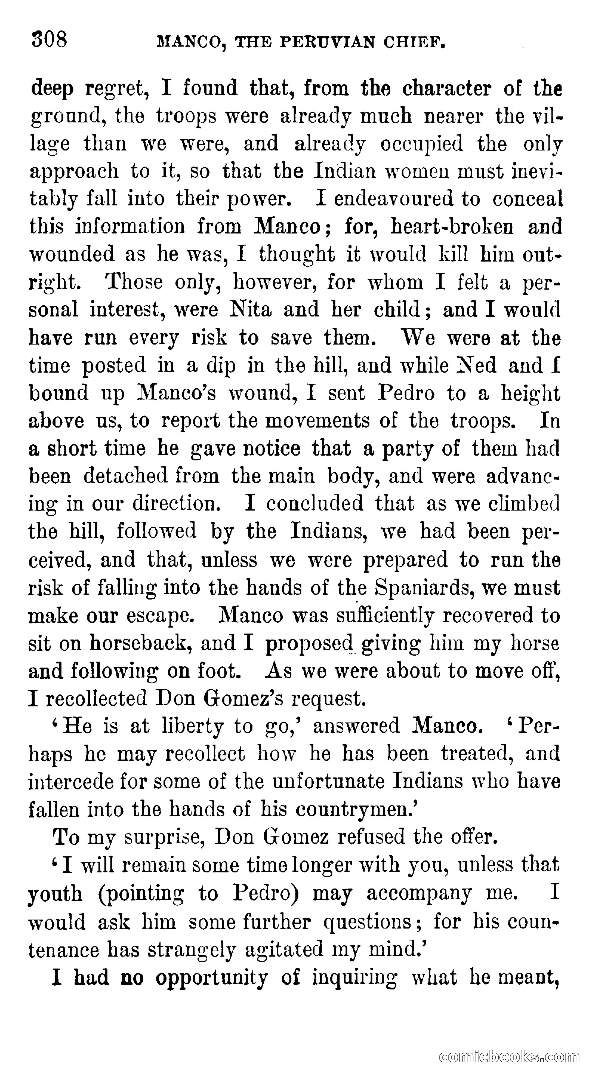 Manco; The Peruvian Chief — page 314 of 377