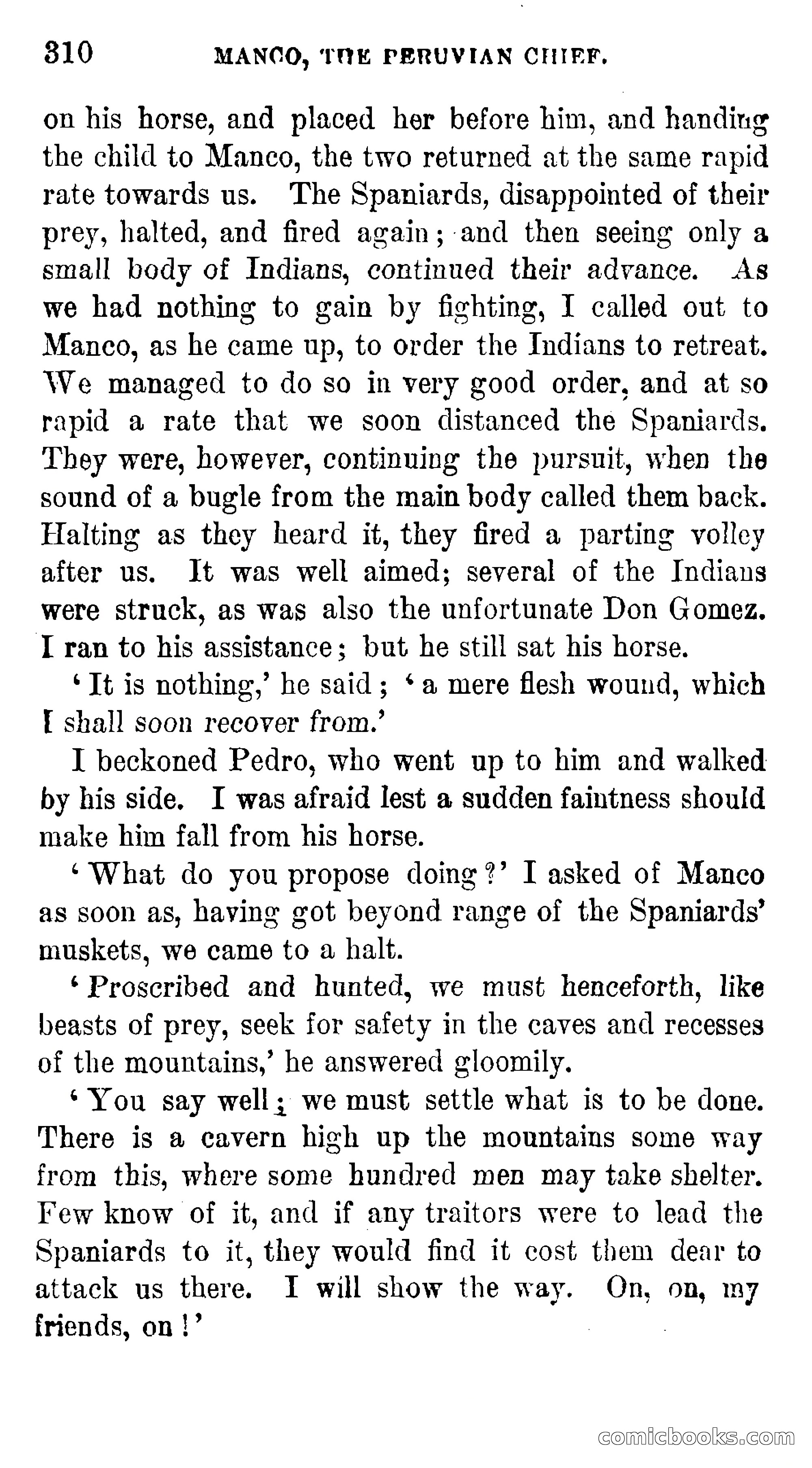 Manco; The Peruvian Chief — page 316 of 377