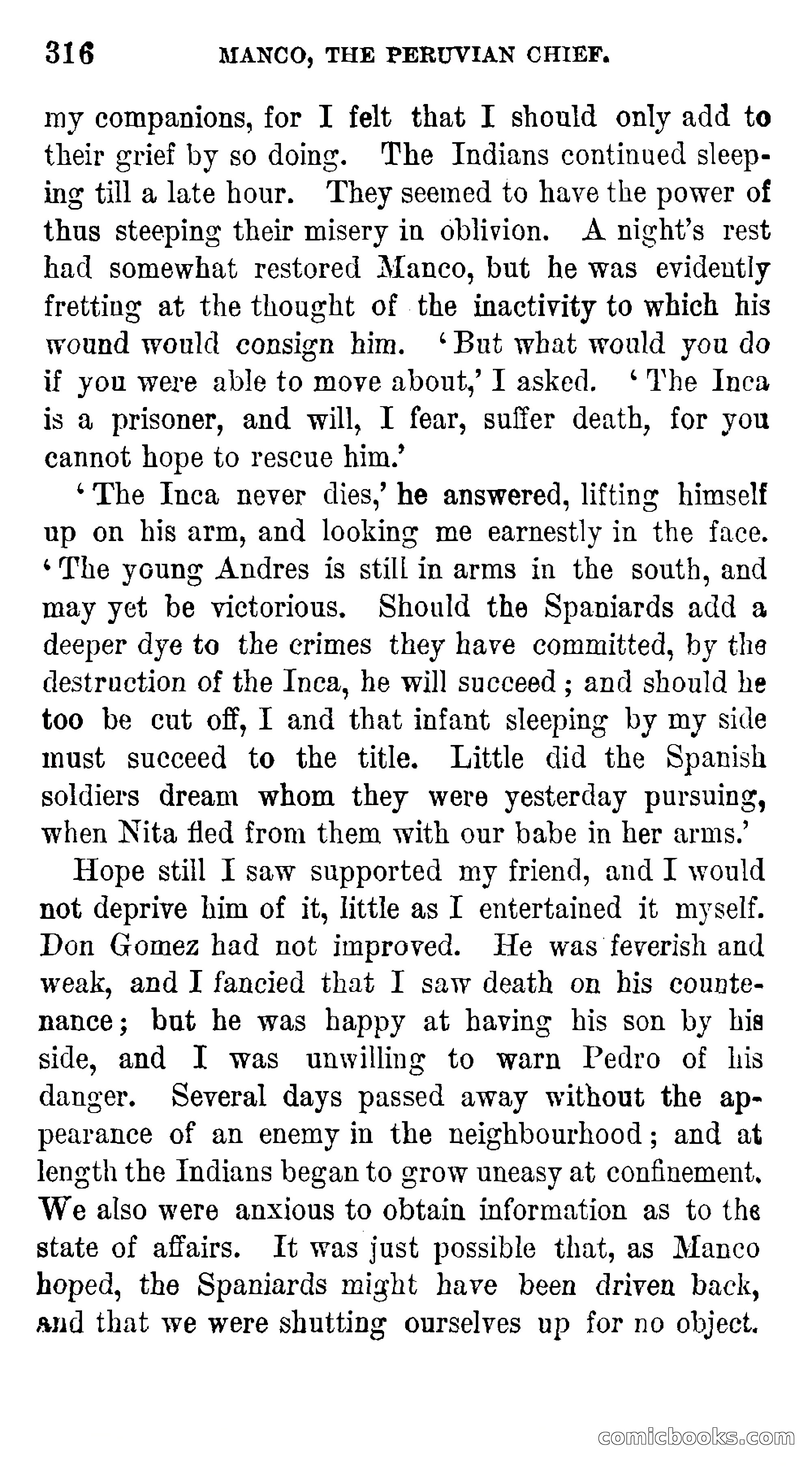 Manco; The Peruvian Chief — page 322 of 377