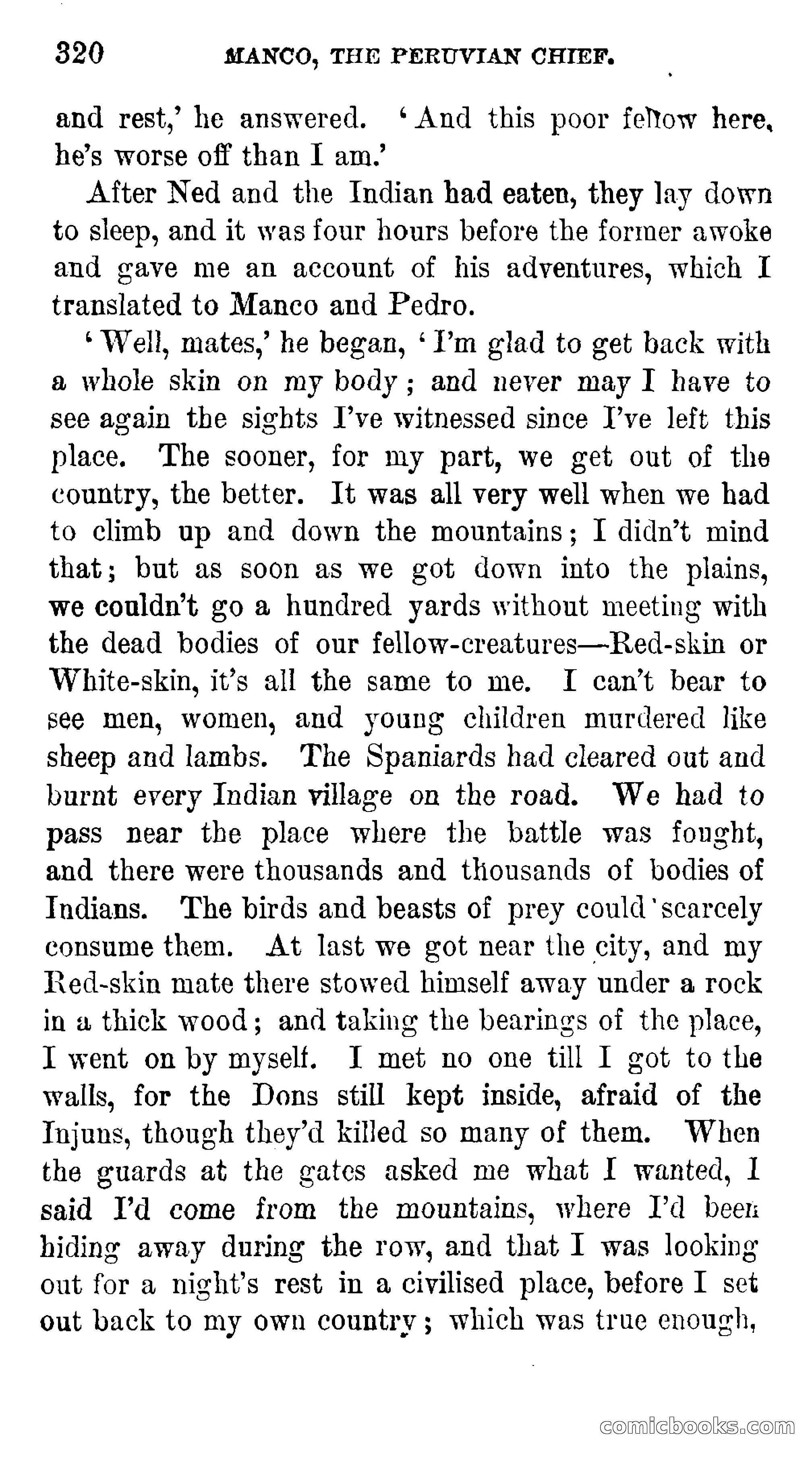 Manco; The Peruvian Chief — page 326 of 377