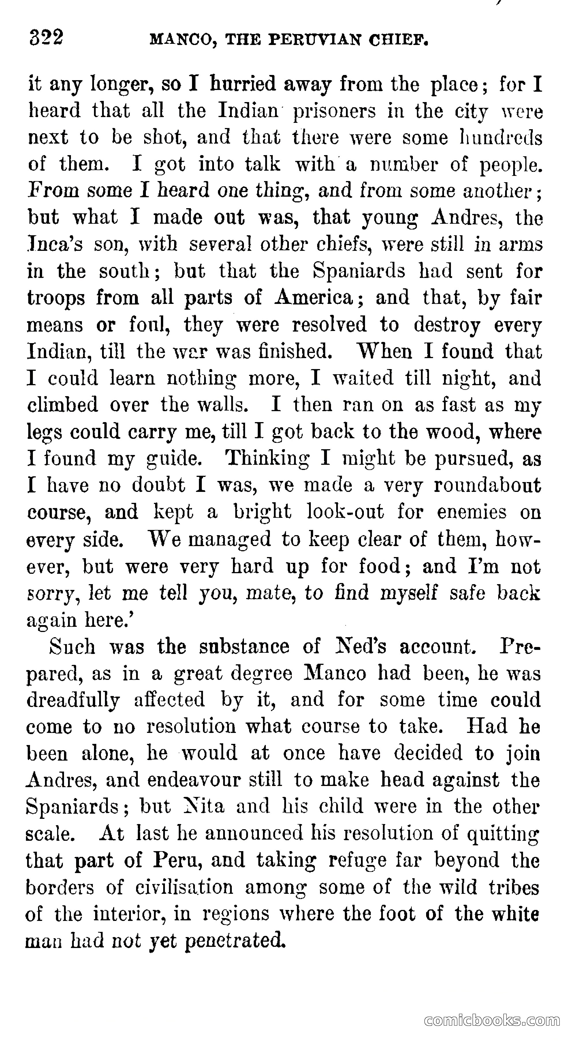 Manco; The Peruvian Chief — page 328 of 377