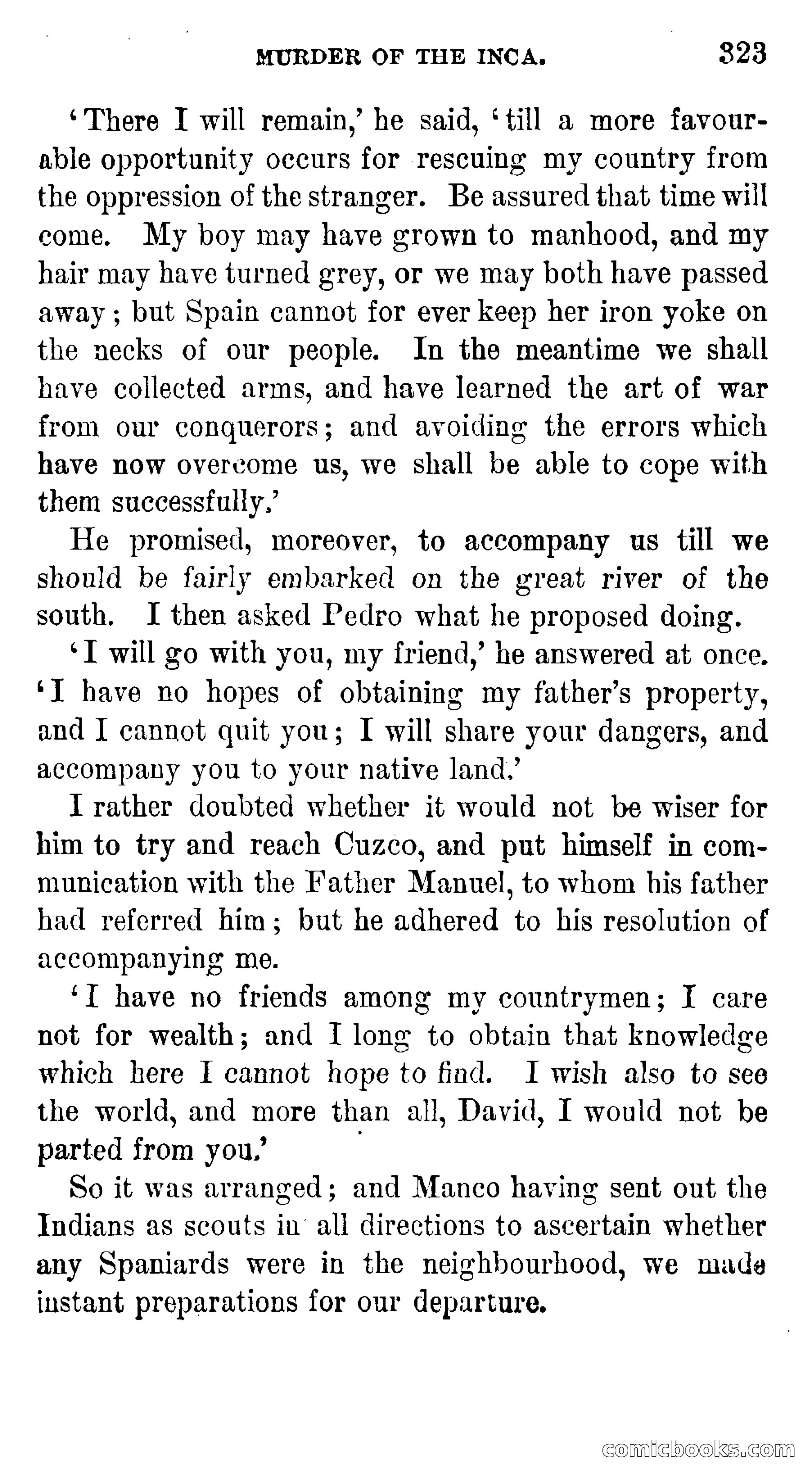 Manco; The Peruvian Chief — page 329 of 377