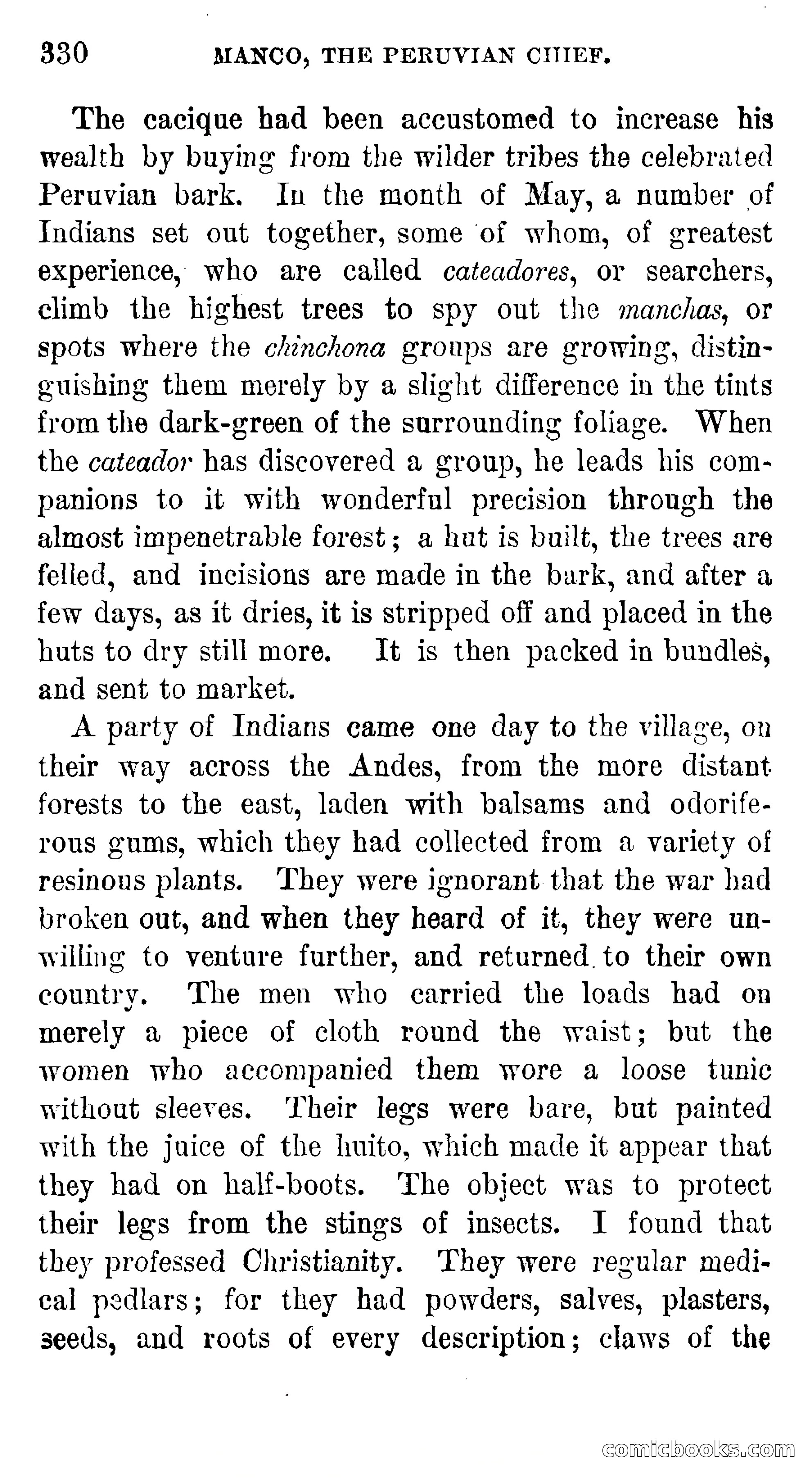 Manco; The Peruvian Chief — page 336 of 377