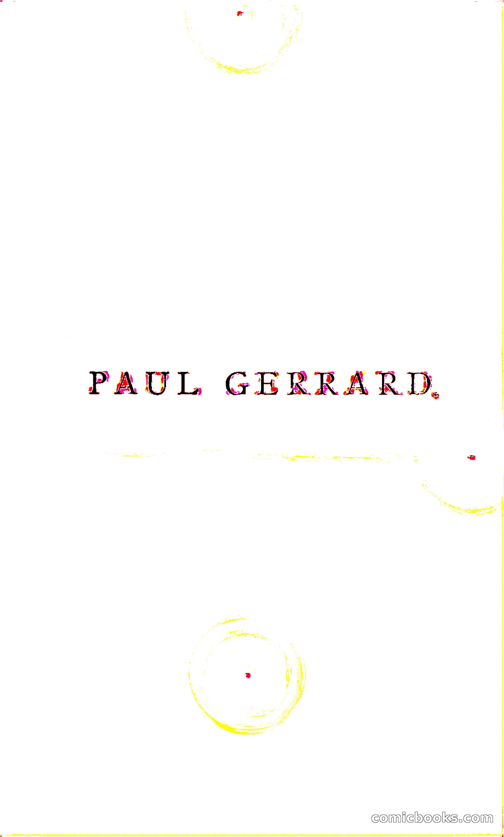 Paul Gerrard, Cabin Boy