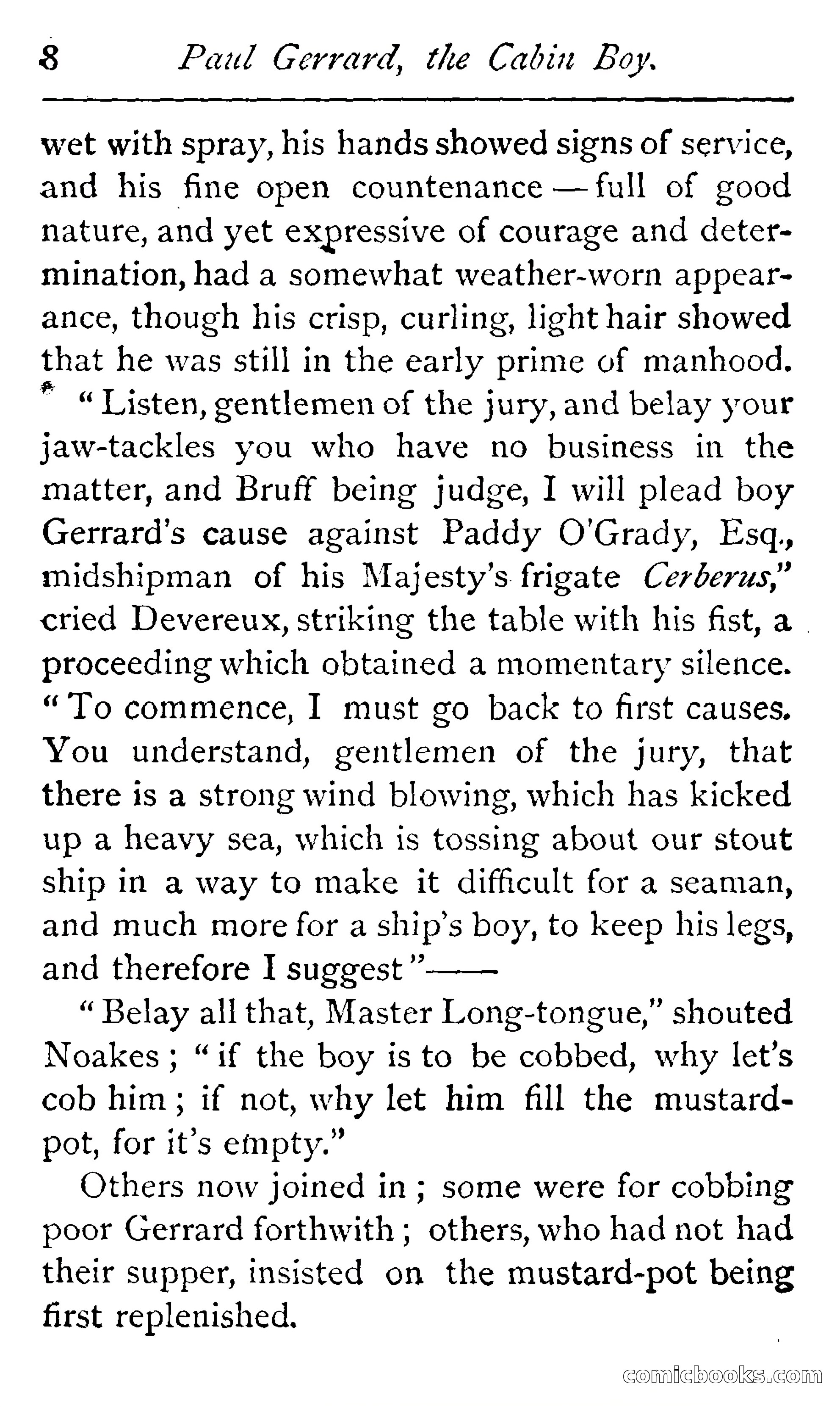 Paul Gerrard, Cabin Boy — page 18 of 390