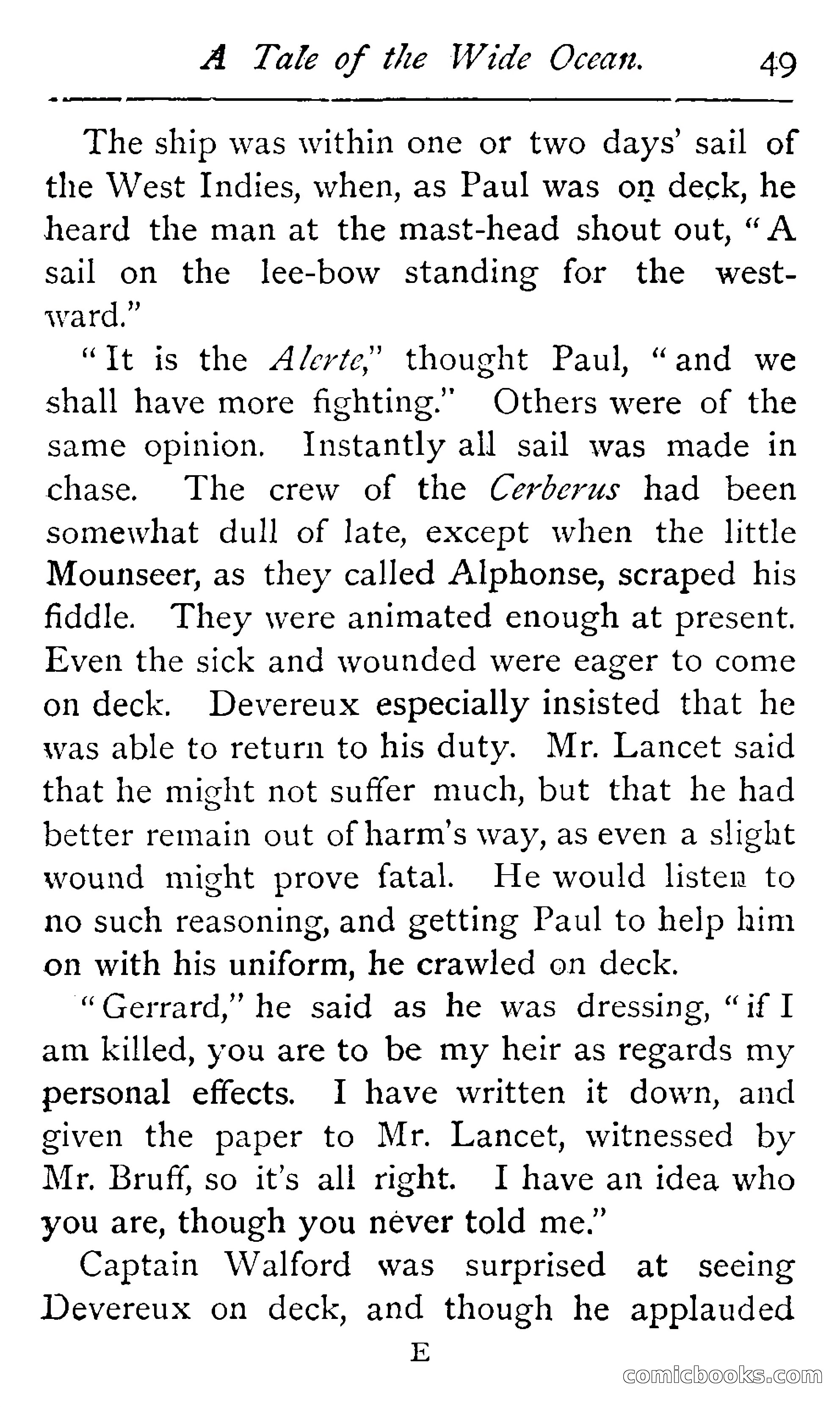 Paul Gerrard, Cabin Boy — page 59 of 390