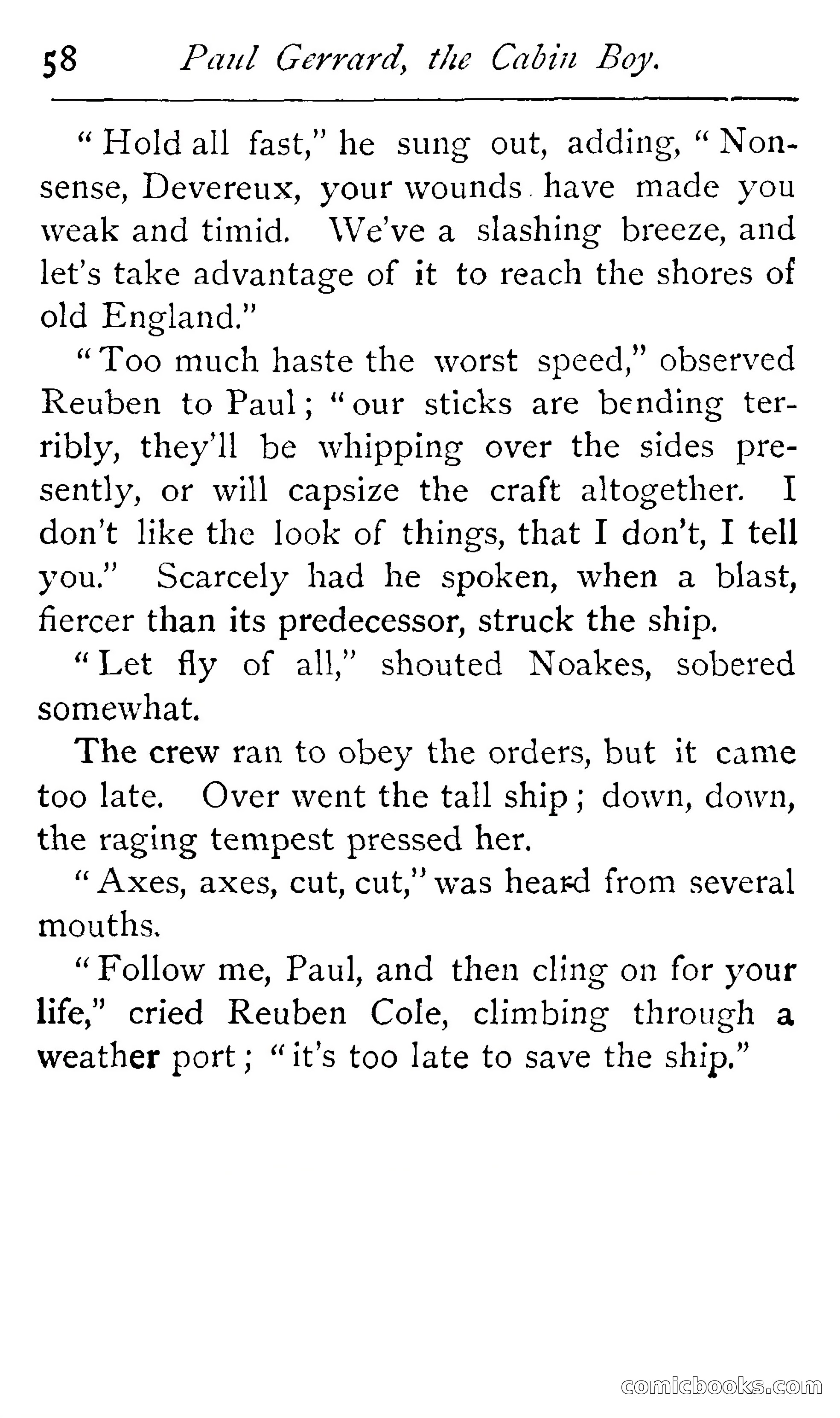 Paul Gerrard, Cabin Boy — page 68 of 390