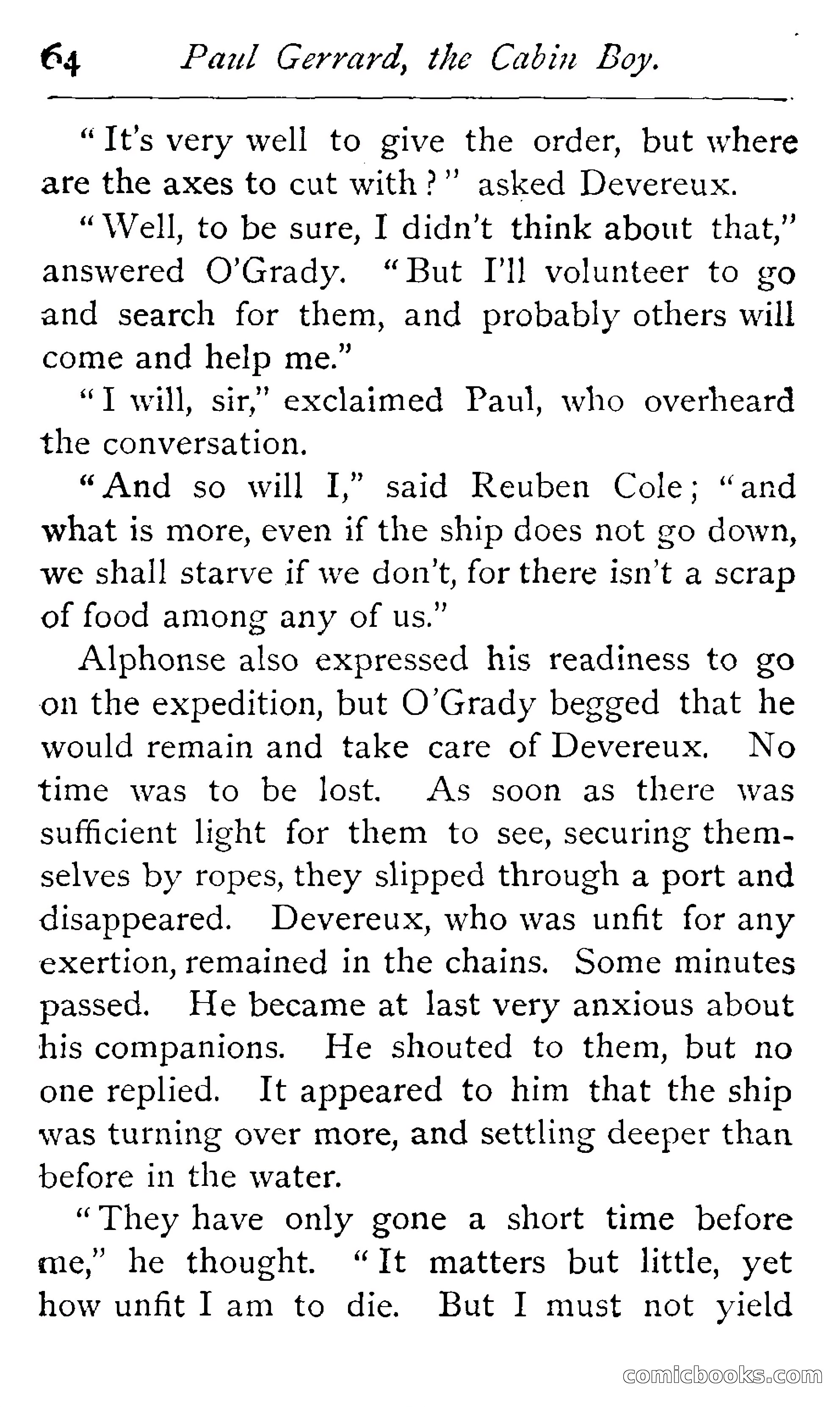 Paul Gerrard, Cabin Boy — page 74 of 390