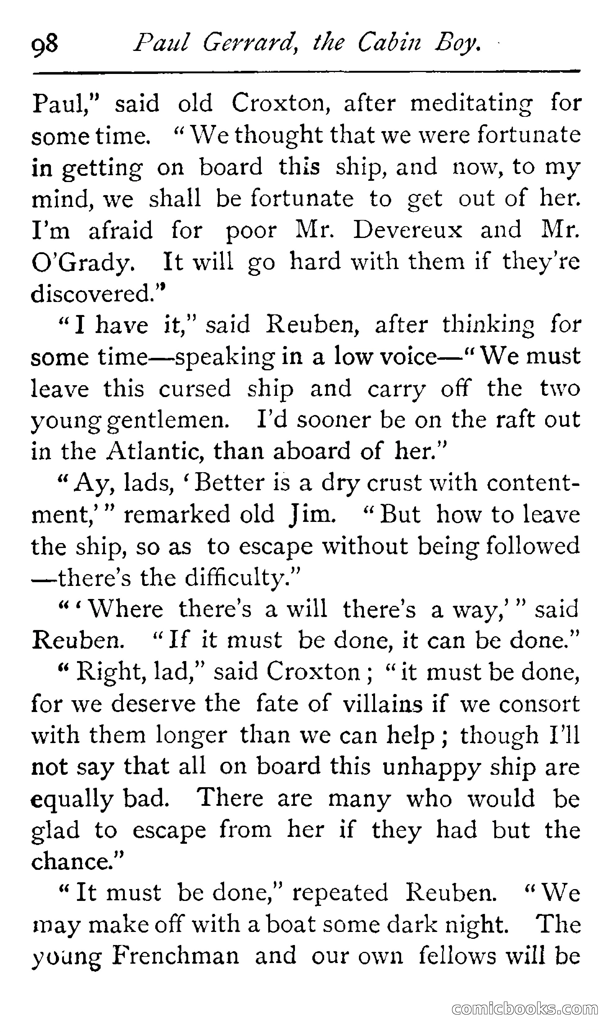 Paul Gerrard, Cabin Boy — page 108 of 390