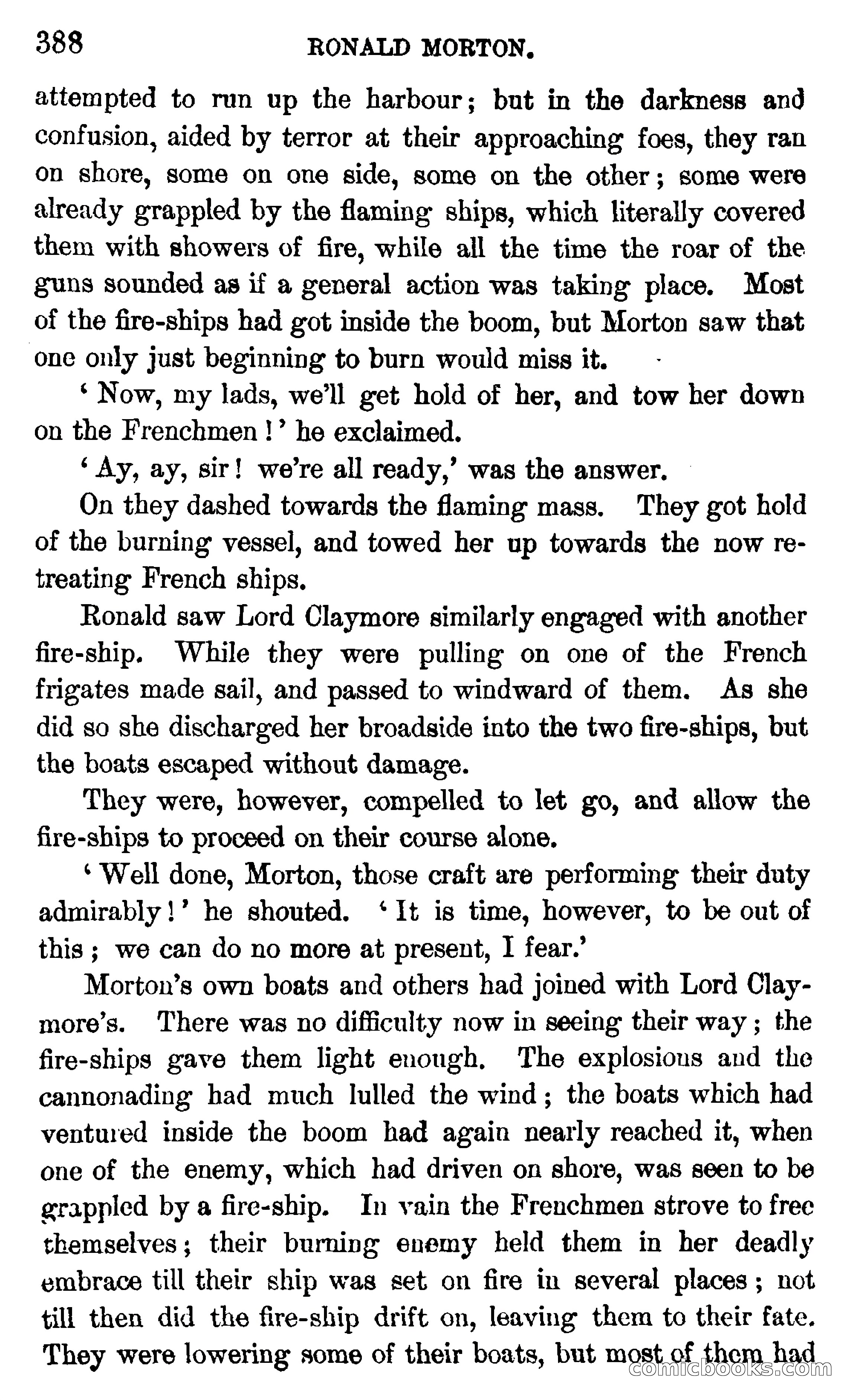 Ronald Morton; or, The Fire Ships — page 392 of 400