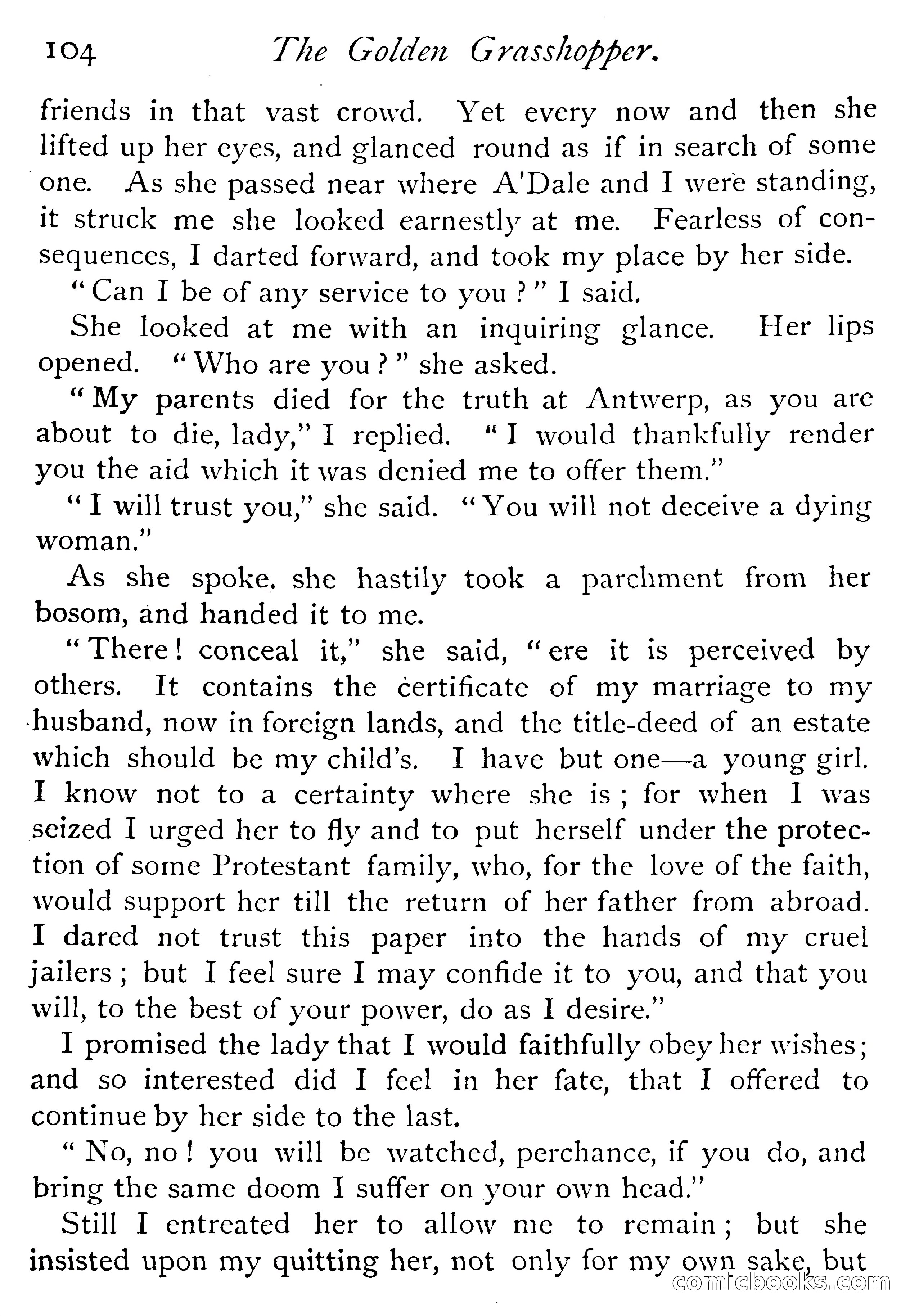 The Golden Grasshopper — page 104 of 352