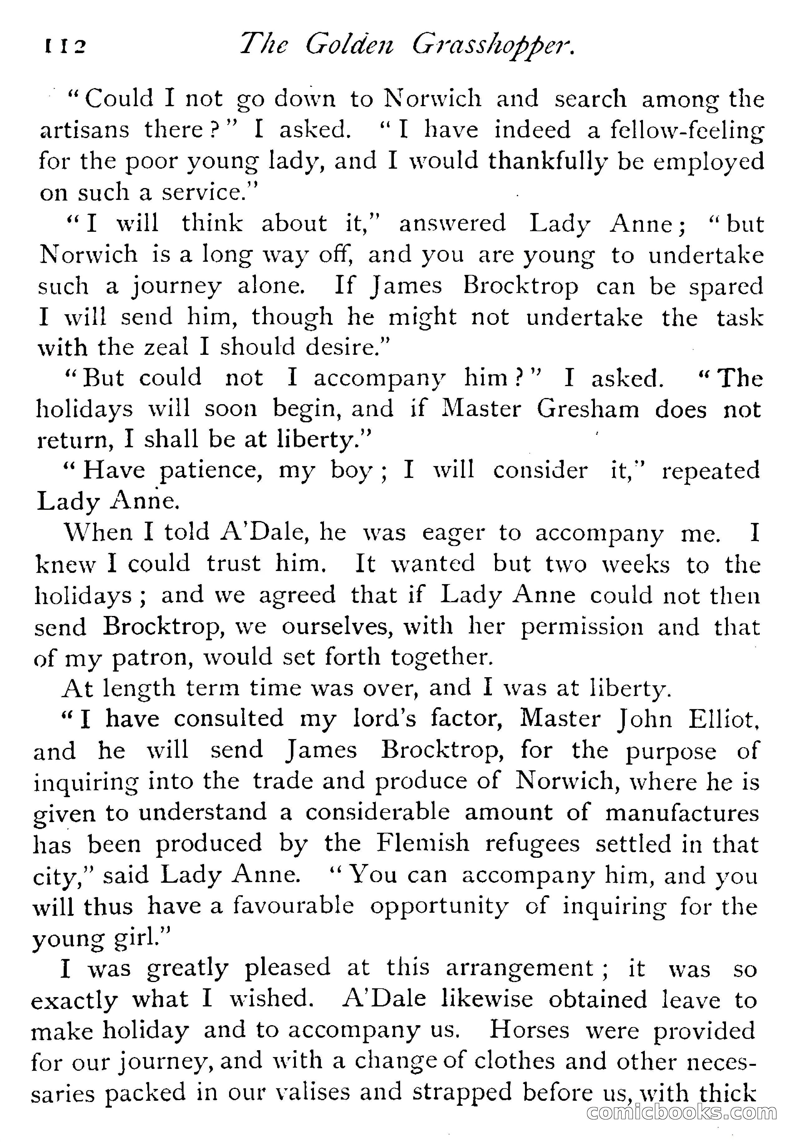 The Golden Grasshopper — page 112 of 352