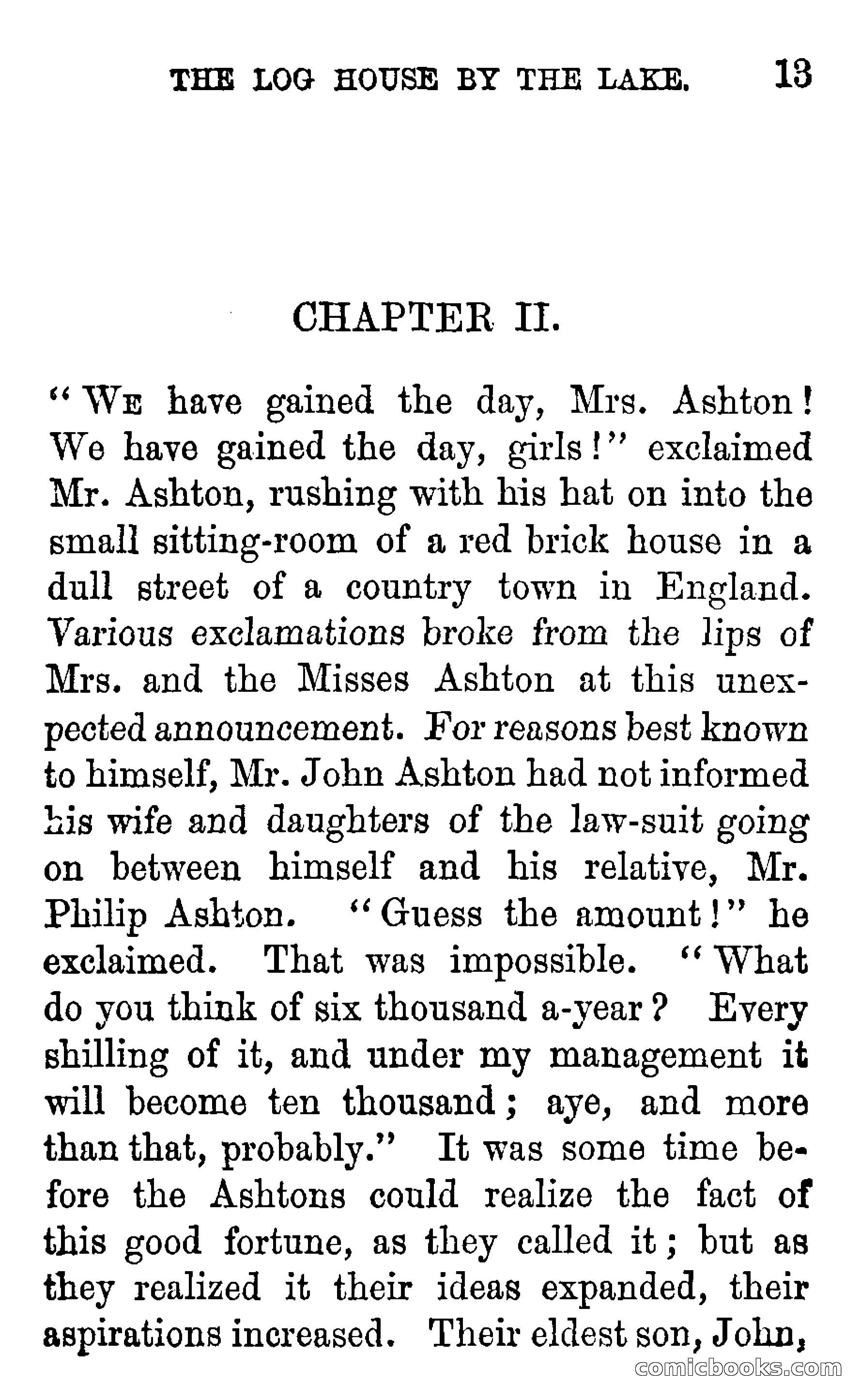 The Log House by the Lake — page 11 of 154