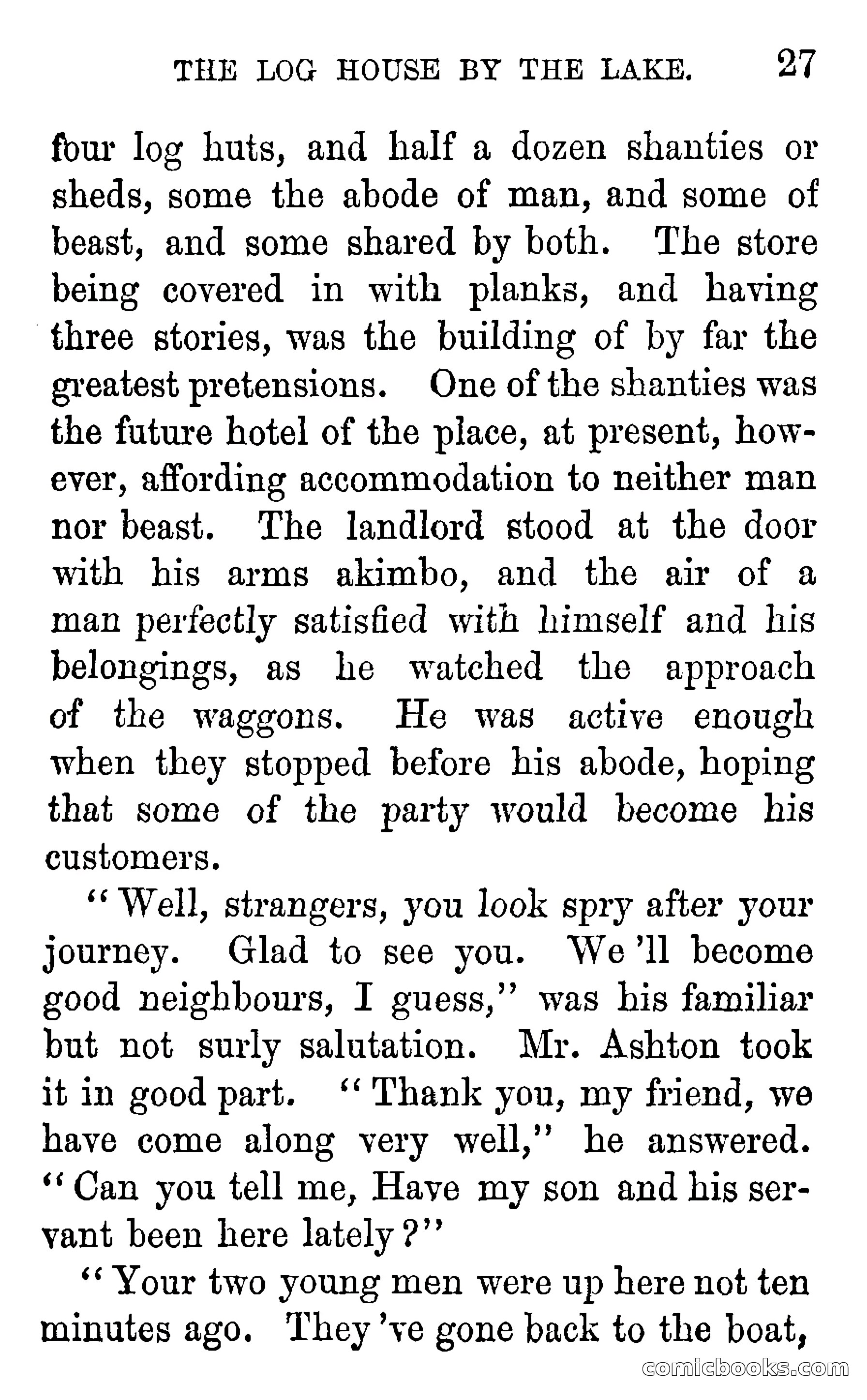 The Log House by the Lake — page 25 of 154