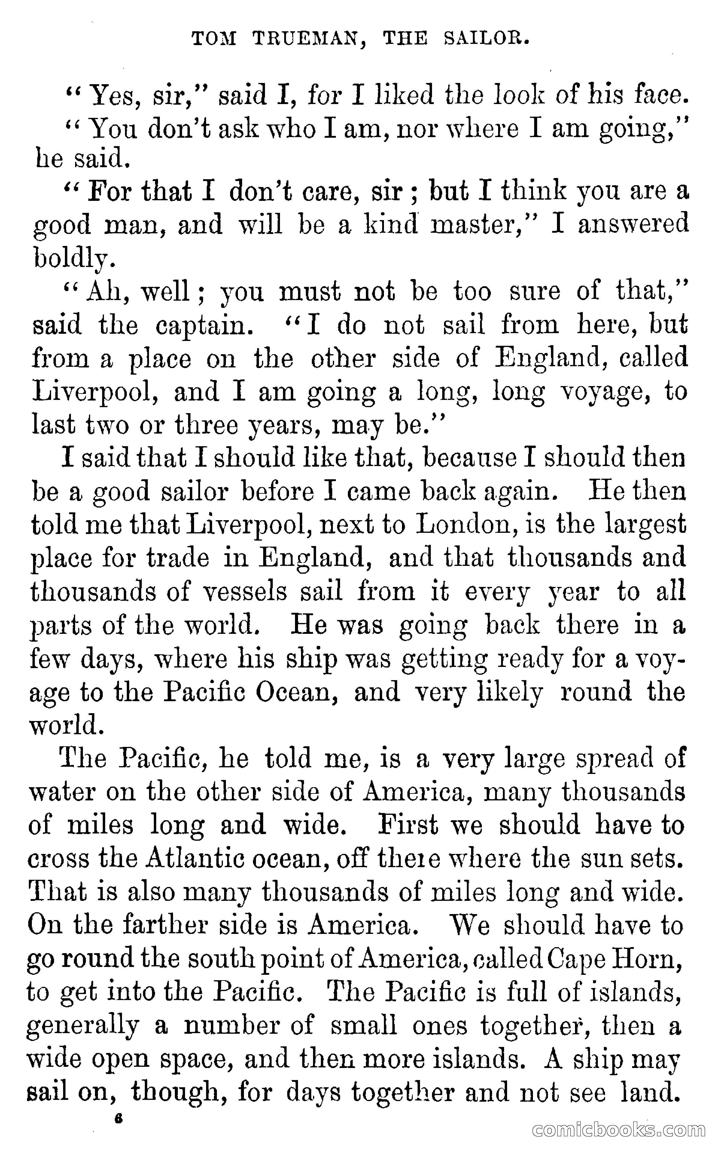 Tom Trueman, the Sailor; or, Life at Sea in a Merchant Vessel — page 8 of 69