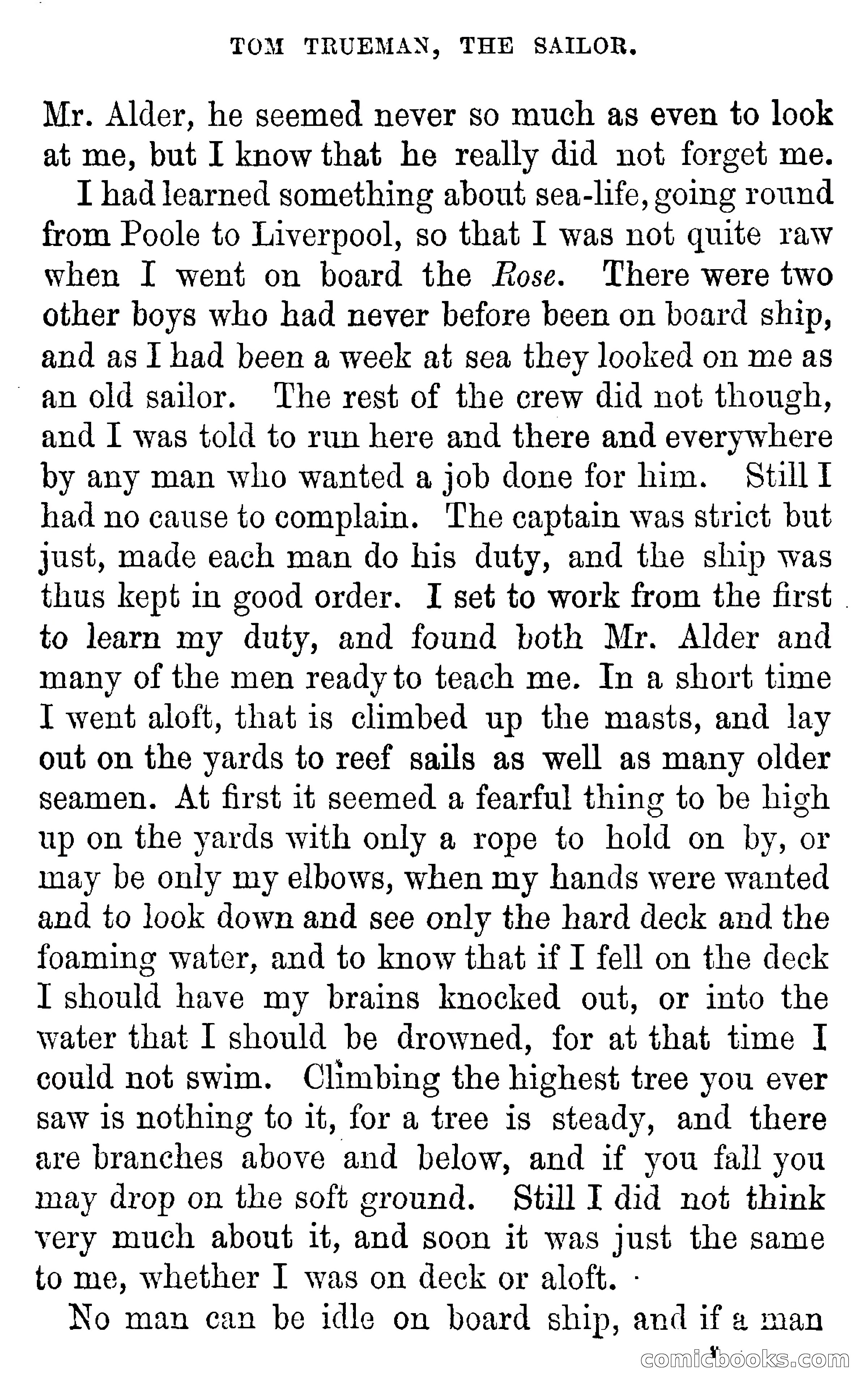 Tom Trueman, the Sailor; or, Life at Sea in a Merchant Vessel — page 11 of 69