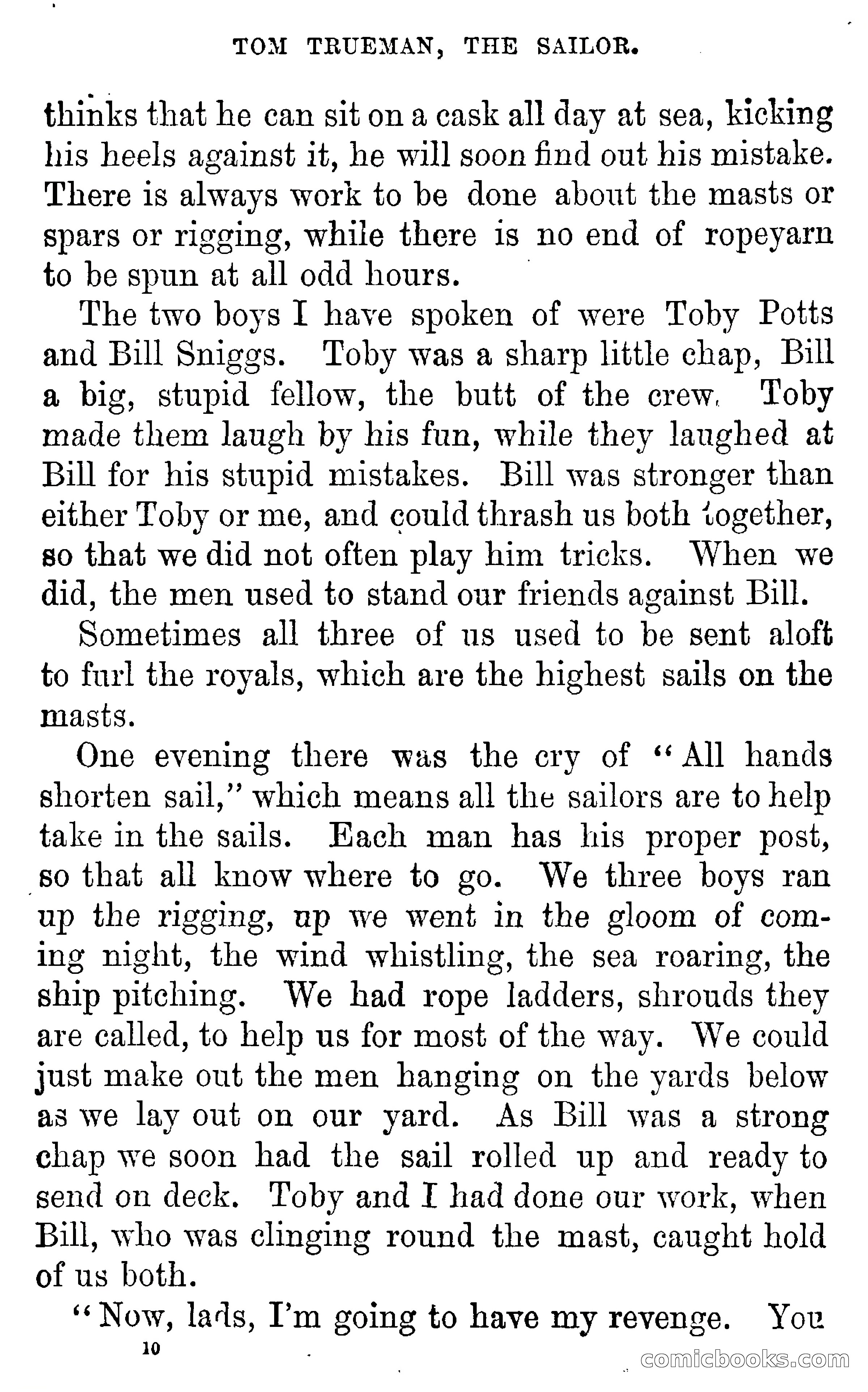 Tom Trueman, the Sailor; or, Life at Sea in a Merchant Vessel — page 12 of 69