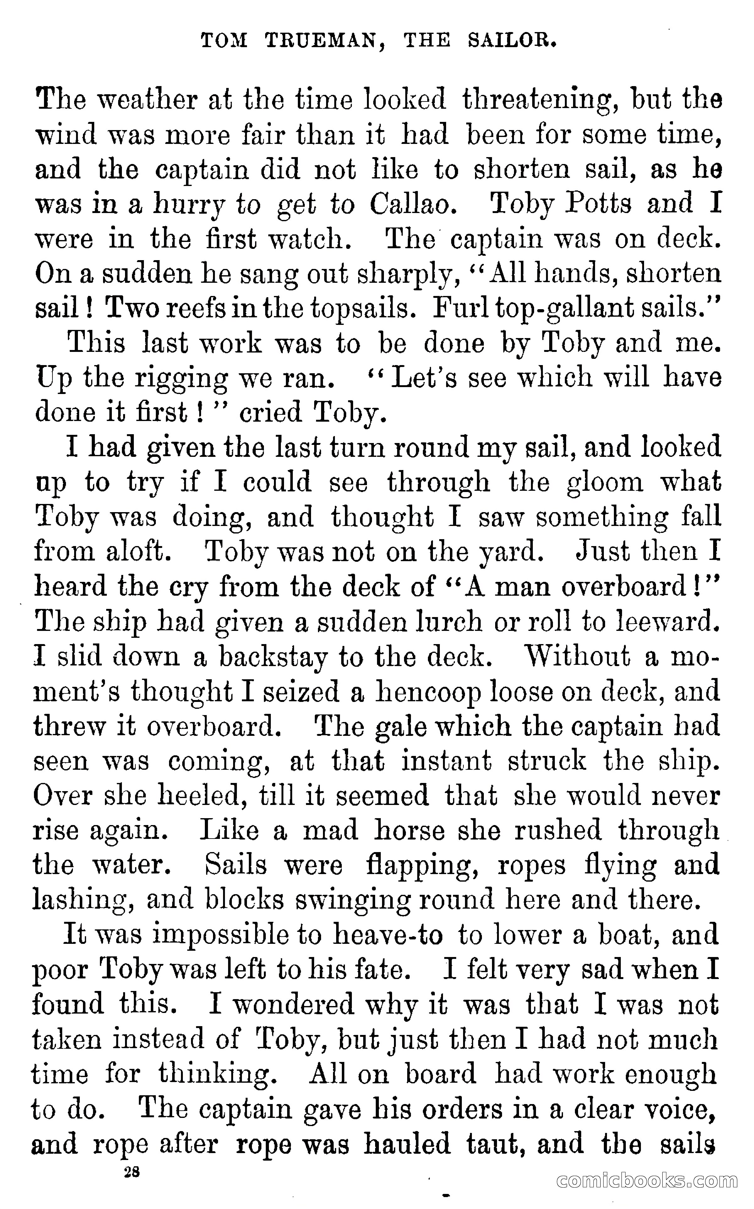 Tom Trueman, the Sailor; or, Life at Sea in a Merchant Vessel — page 30 of 69
