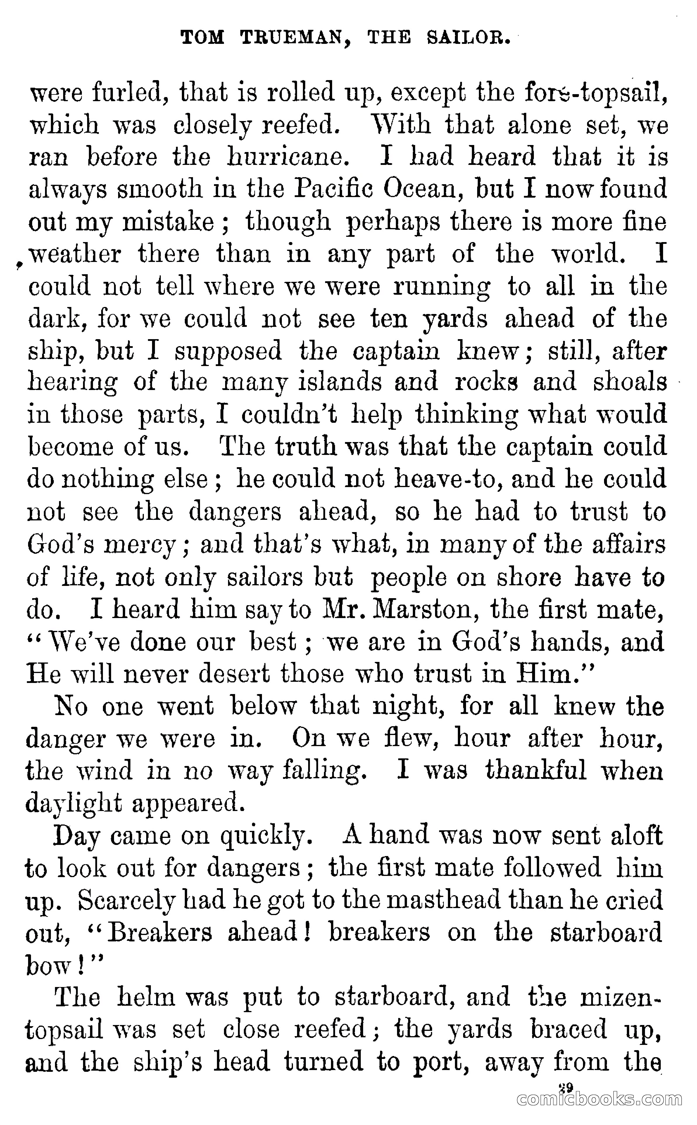 Tom Trueman, the Sailor; or, Life at Sea in a Merchant Vessel — page 31 of 69